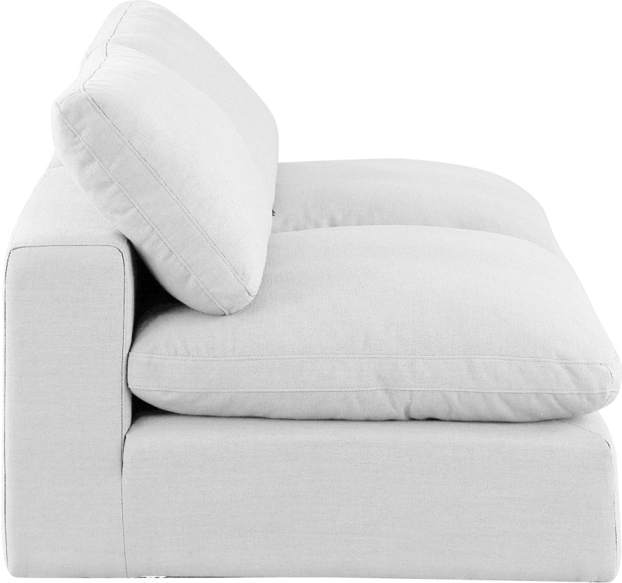 Comfy Linen Textured Fabric Sofa - Image 5
