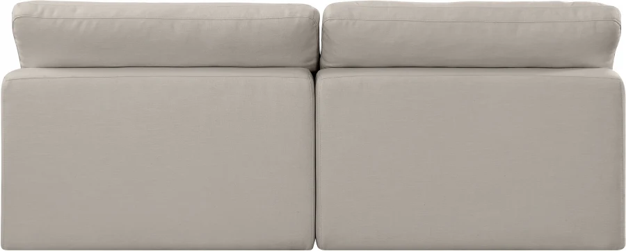 Comfy Linen Textured Fabric Sofa - Image 52