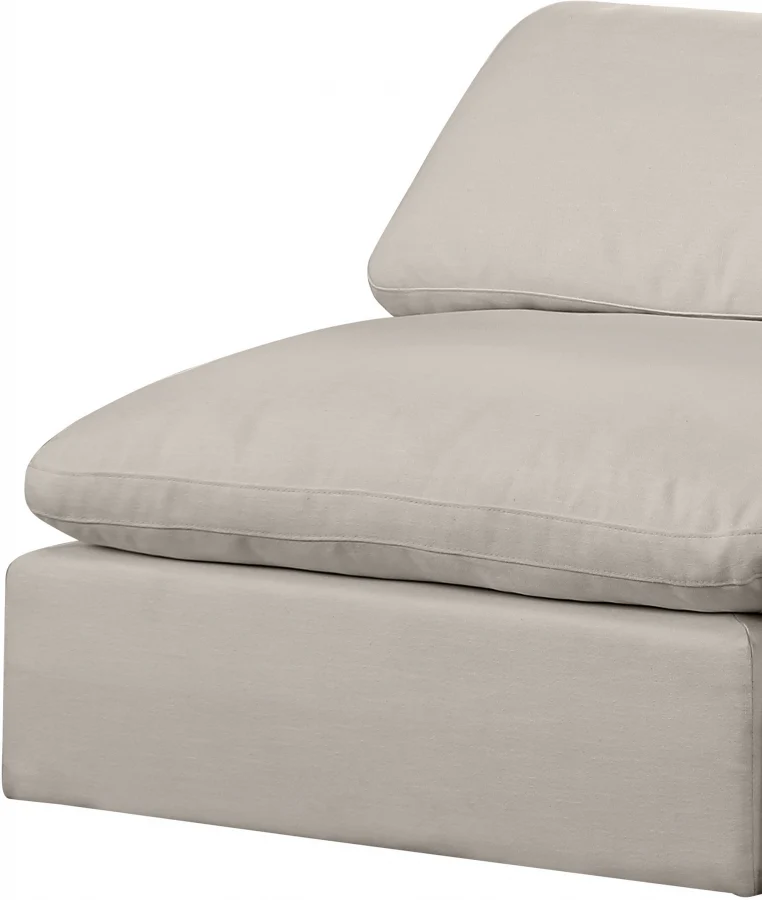 Comfy Linen Textured Fabric Sofa - Image 56