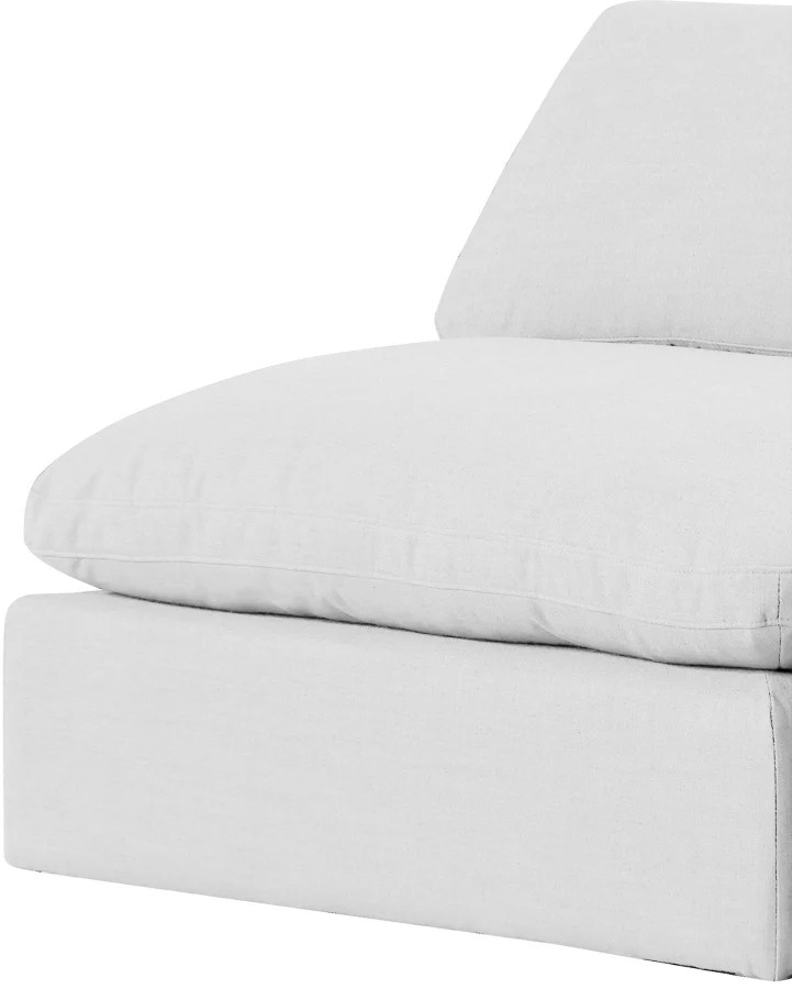 Comfy Linen Textured Fabric Sofa - Image 7