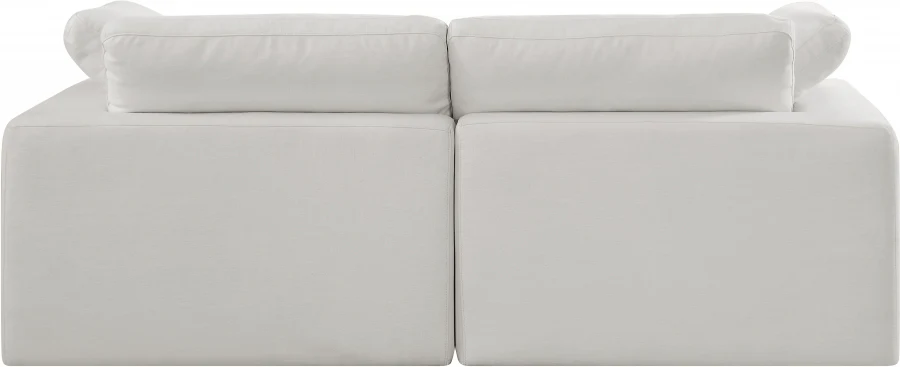 Comfy Linen Textured Fabric Sofa - Image 23