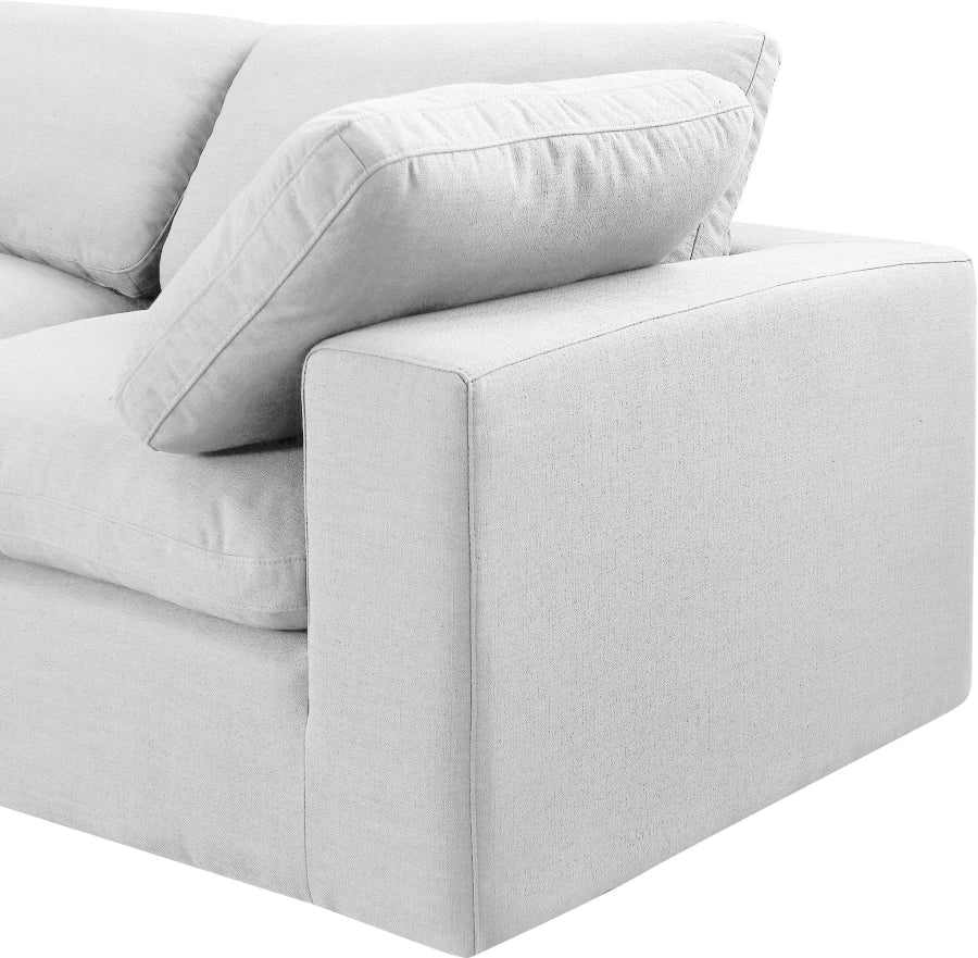 Comfy Linen Textured Fabric Sofa - Image 37