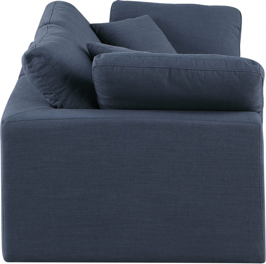 Comfy Linen Textured Fabric Sofa - Image 45
