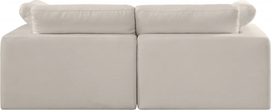 Comfy Linen Textured Fabric Sofa - Image 53