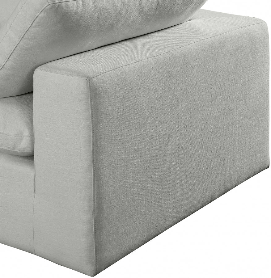 Comfy Linen Textured Fabric Sofa - Image 7