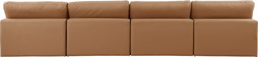 Comfy Vegan Leather Sofa - Image 32