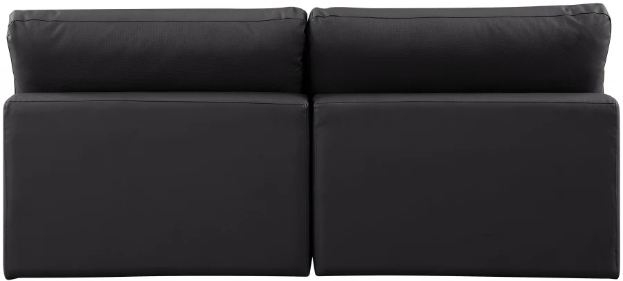 Comfy Vegan Leather Sofa - Image 13