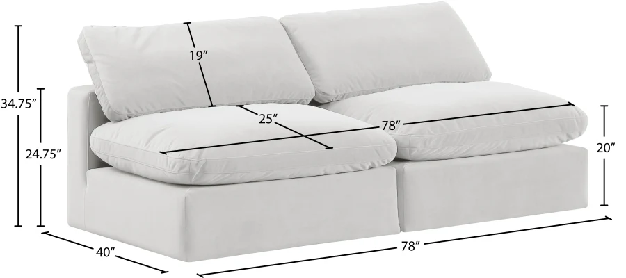Comfy Velvet Sofa - Image 38