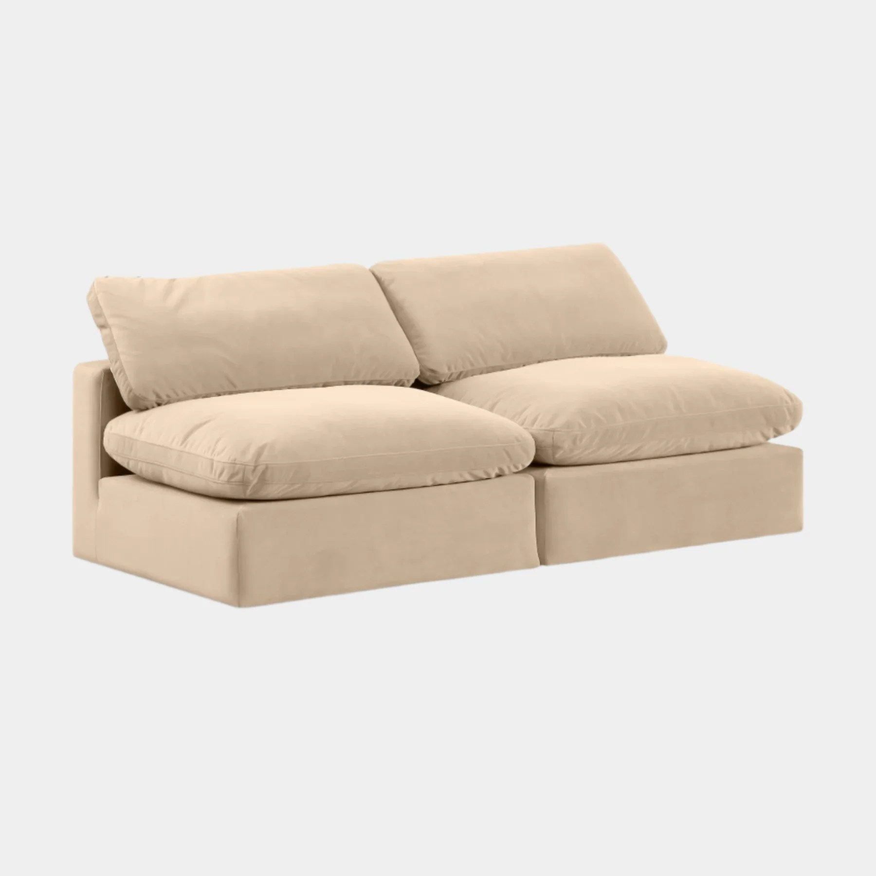 Comfy Velvet Sofa - Image 50