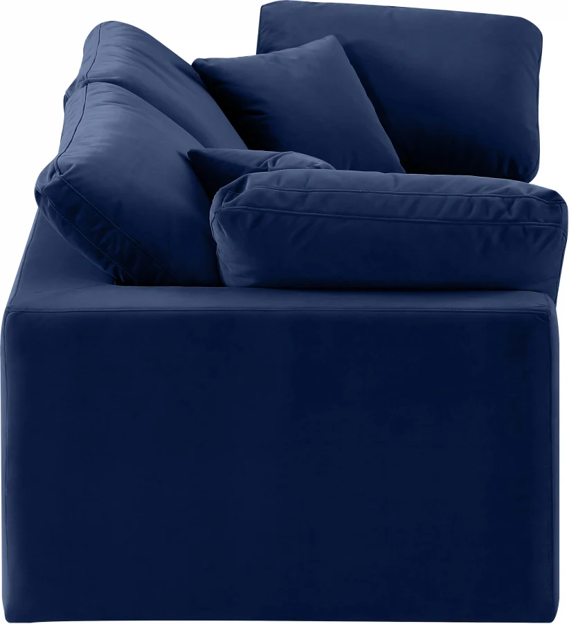 Comfy Velvet Sofa - Image 48