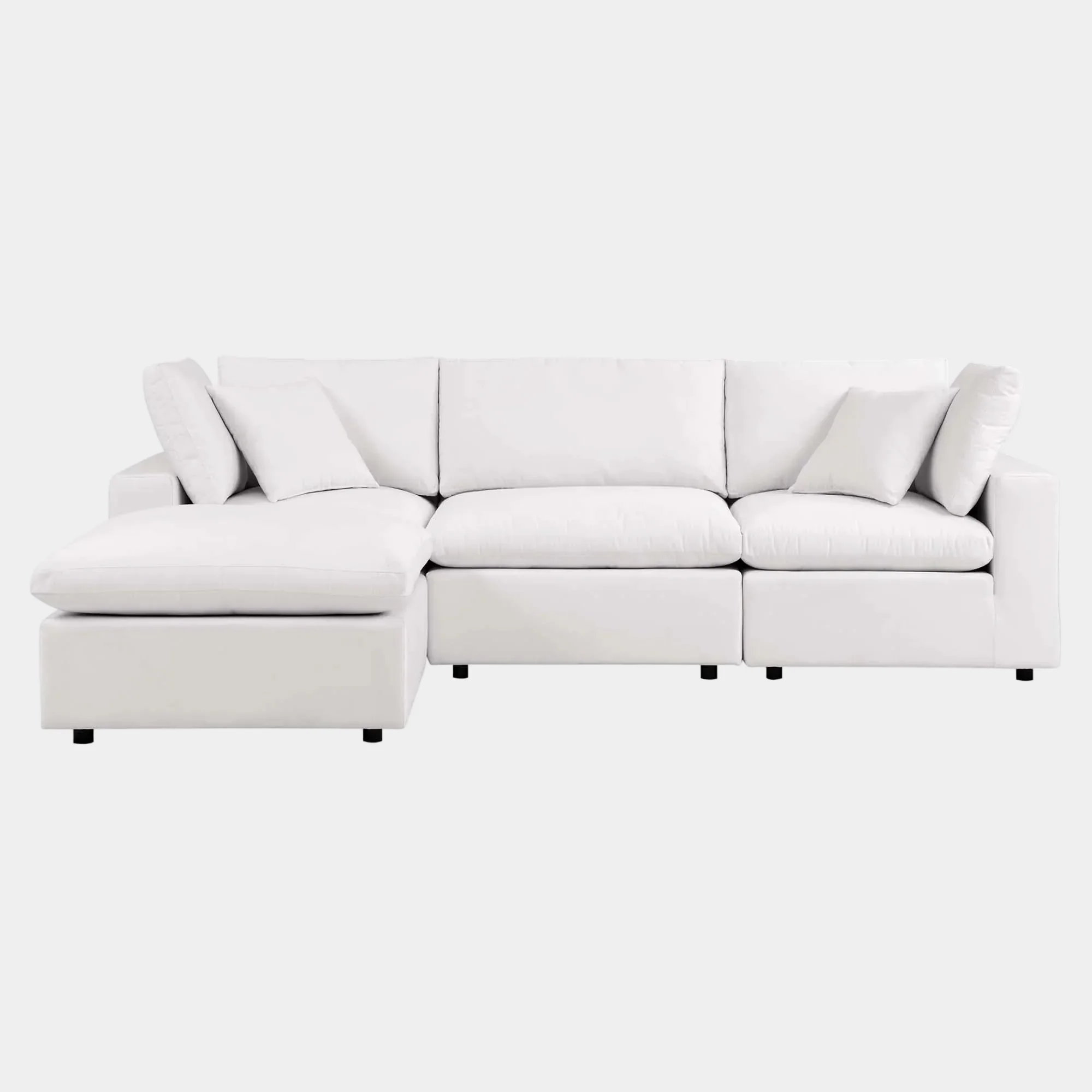 Commix 4-Piece Outdoor Patio Sectional Sofa - Image 15