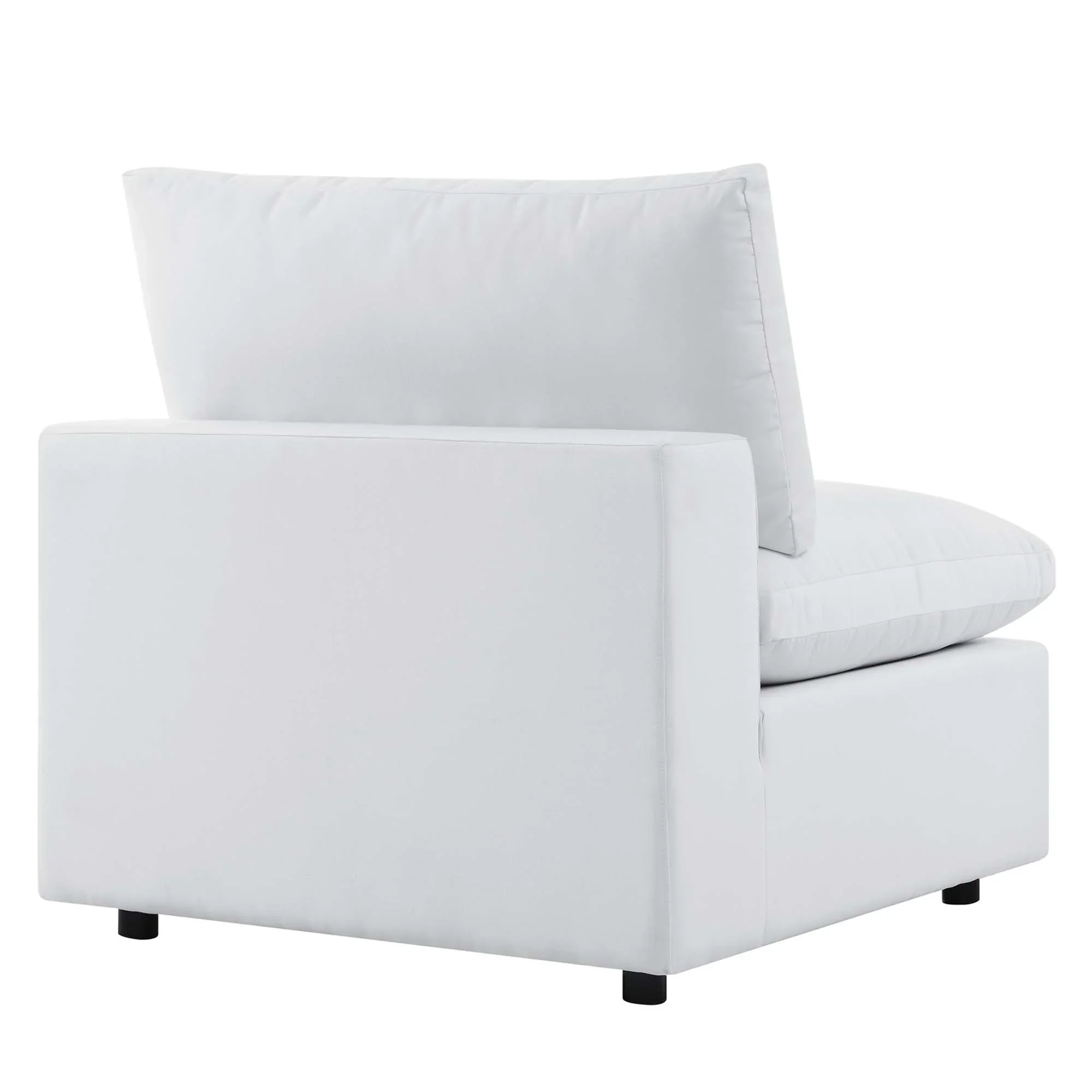 Commix 4-Piece Sunbrella® Outdoor Patio Sectional Sofa in White - Image 8
