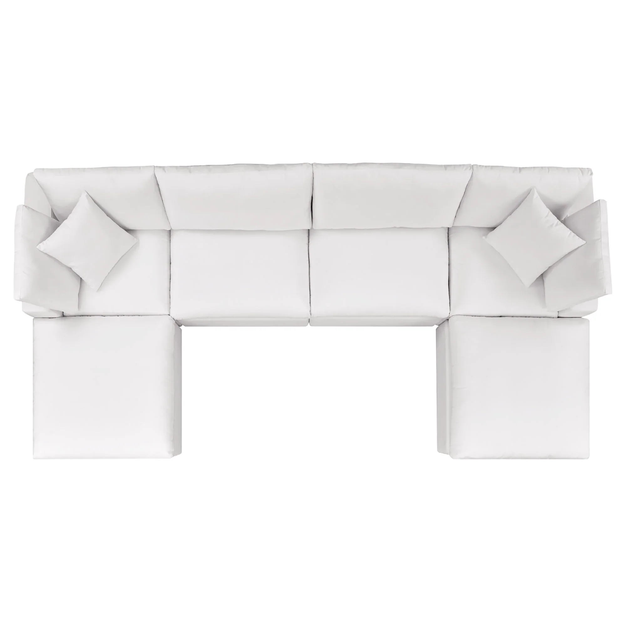 Commix 6-Piece Outdoor Patio Sectional Sofa - Image 22
