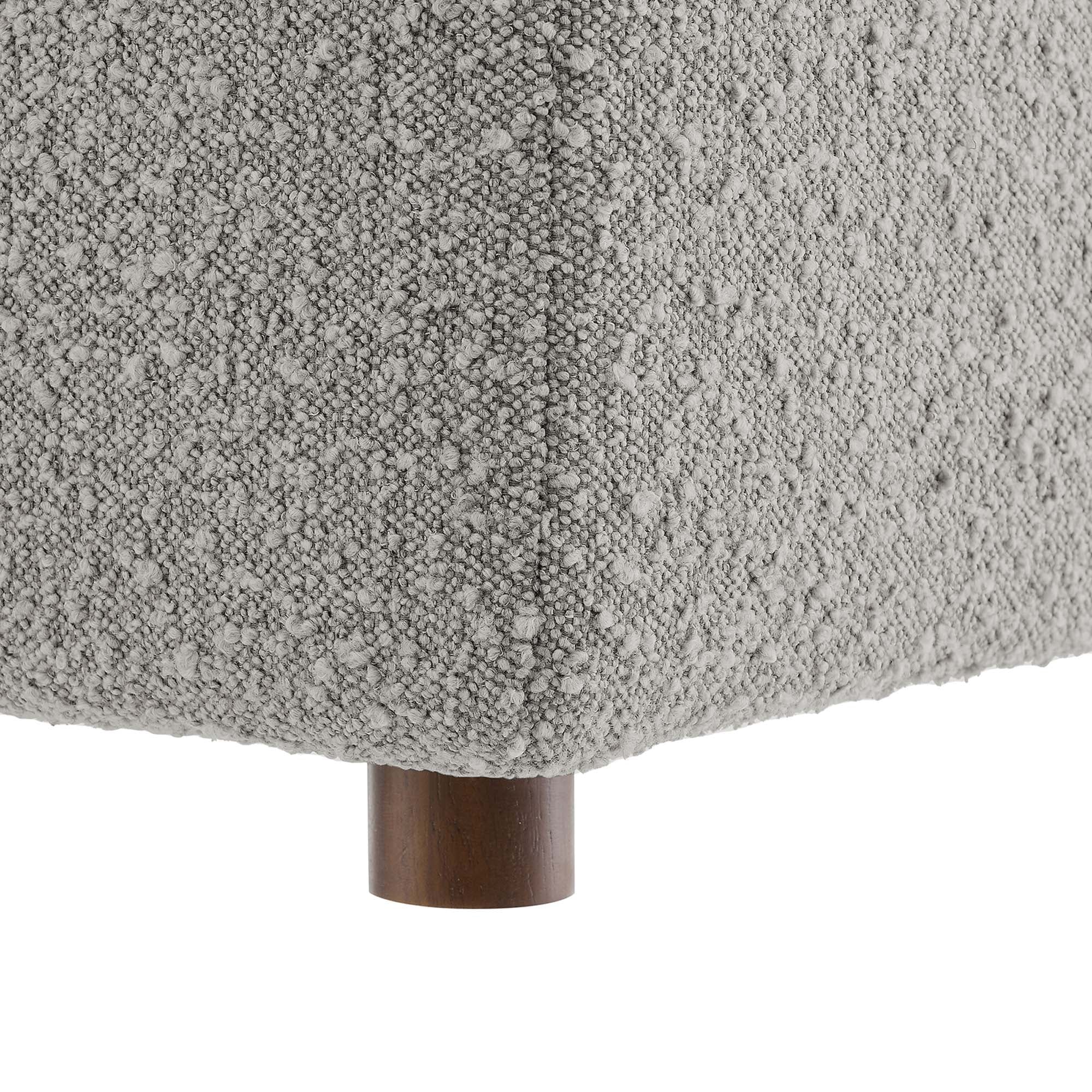 Commix Down Filled Overstuffed Boucle Fabric Armless Chair - Image 25