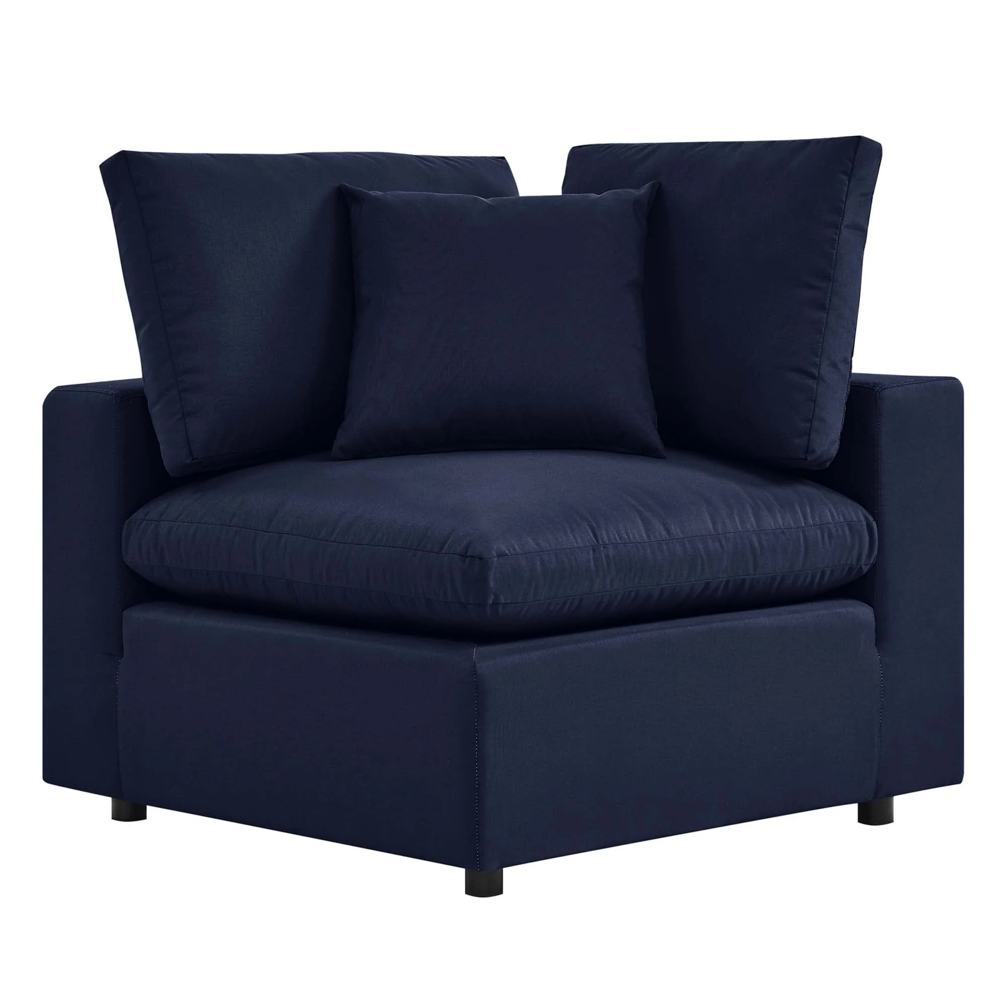 Commix Overstuffed Outdoor Patio Loveseat - Image 15