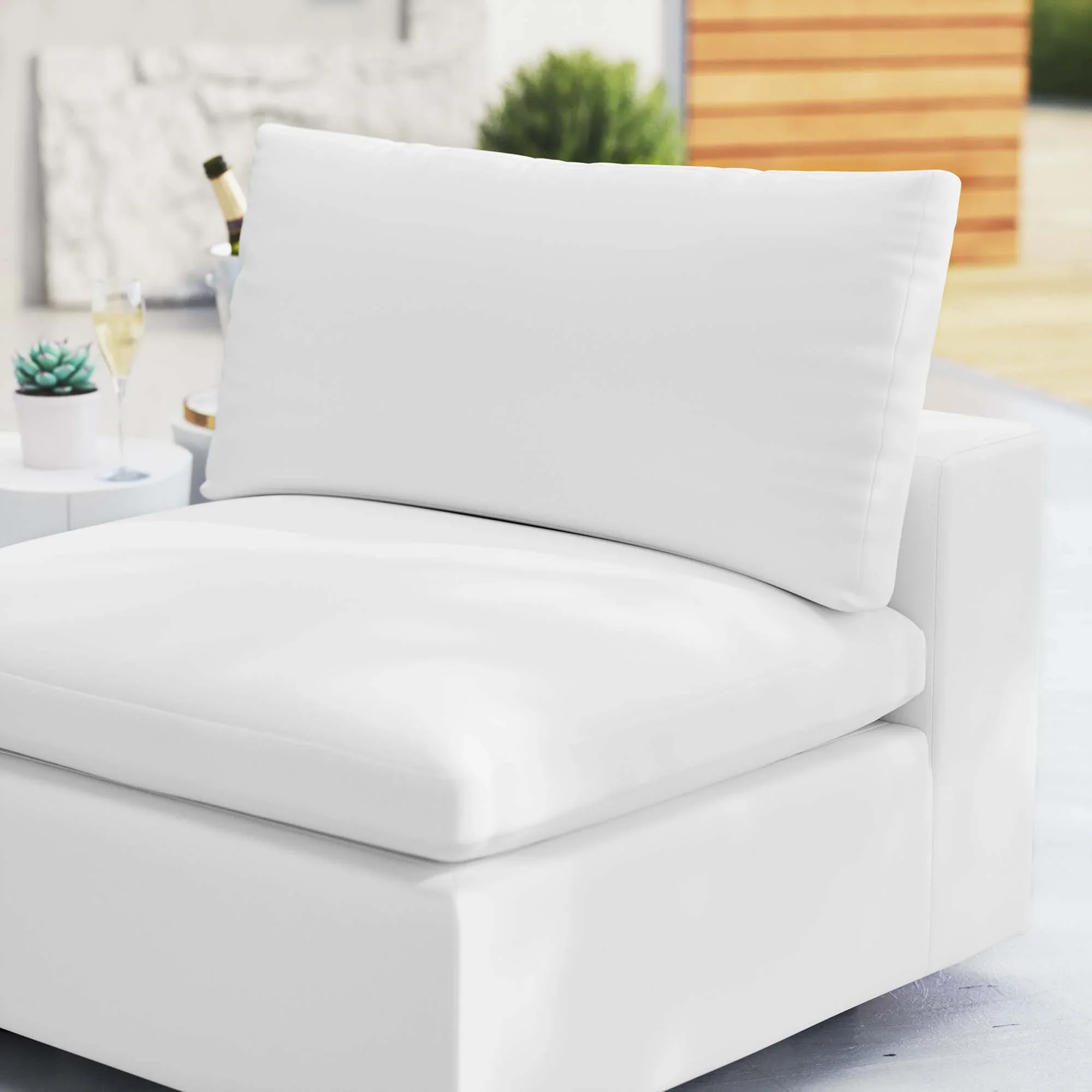 Commix Sunbrella® Outdoor Patio Armless - Image 11