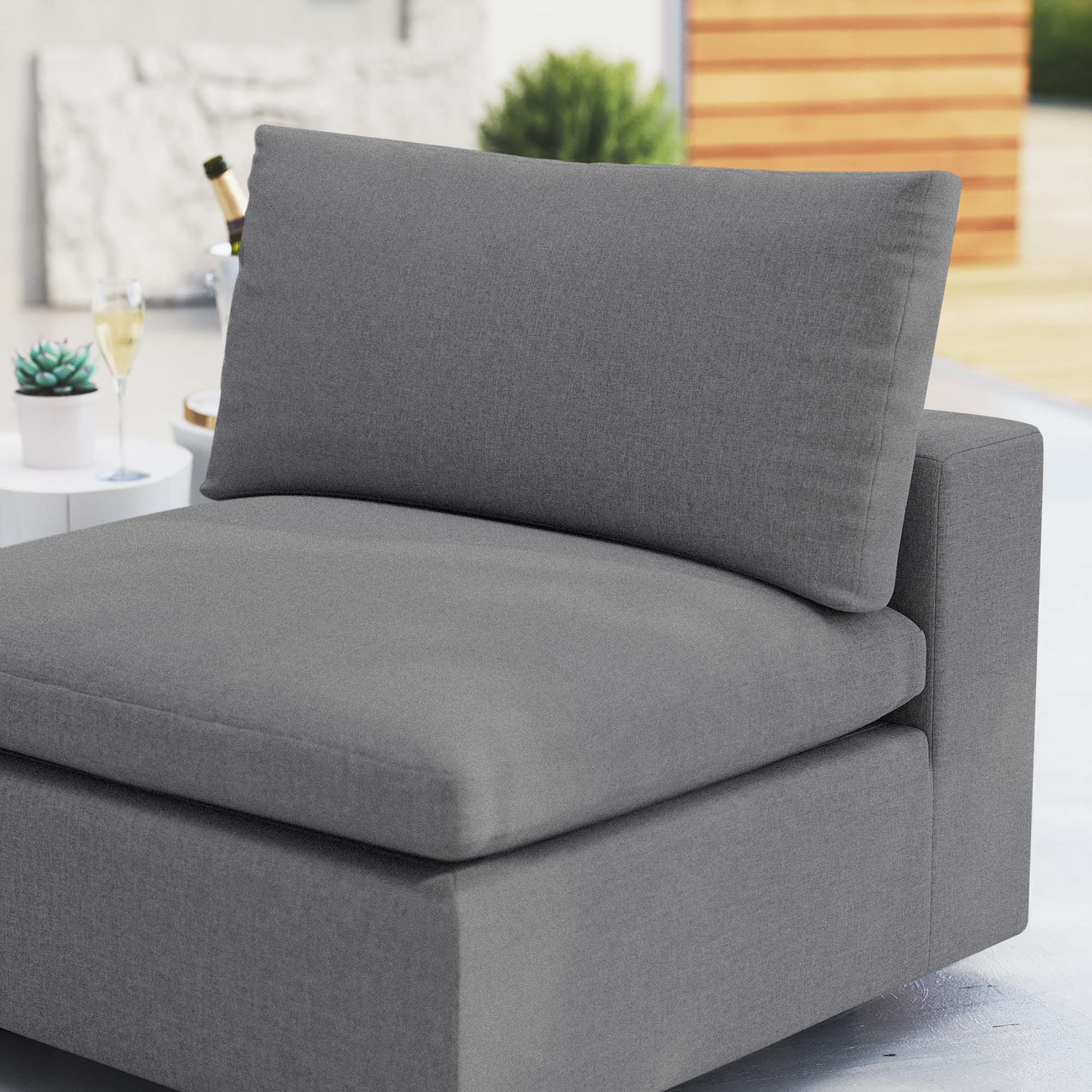 Commix Sunbrella® Outdoor Patio Armless - Image 3