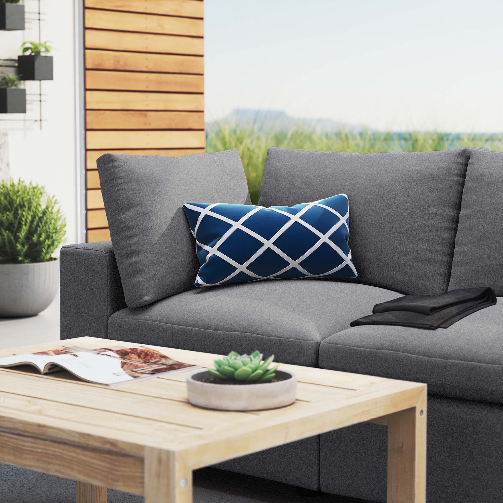 Commix Sunbrella® Outdoor Patio Loveseat - Image 12