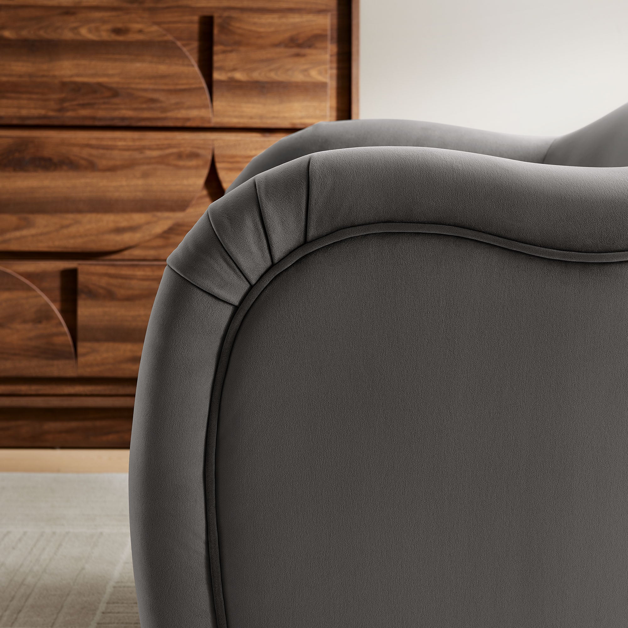 Compose Performance Velvet Accent Chair - Image 43