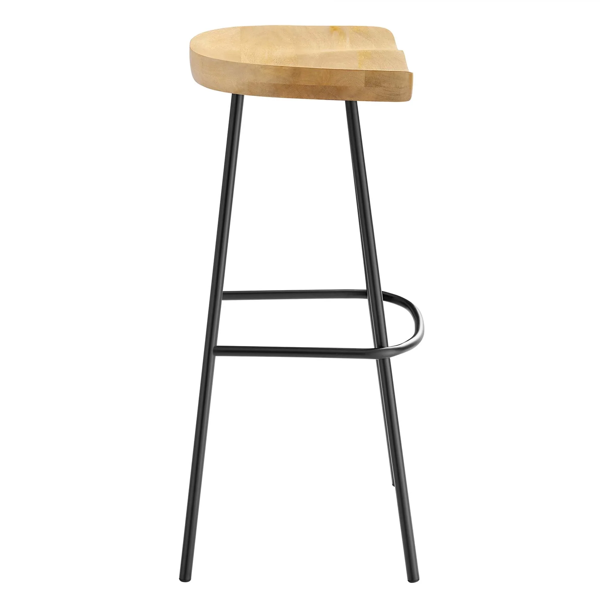 Concord Backless Wood Bar Stools - Set of 2 - Image 5