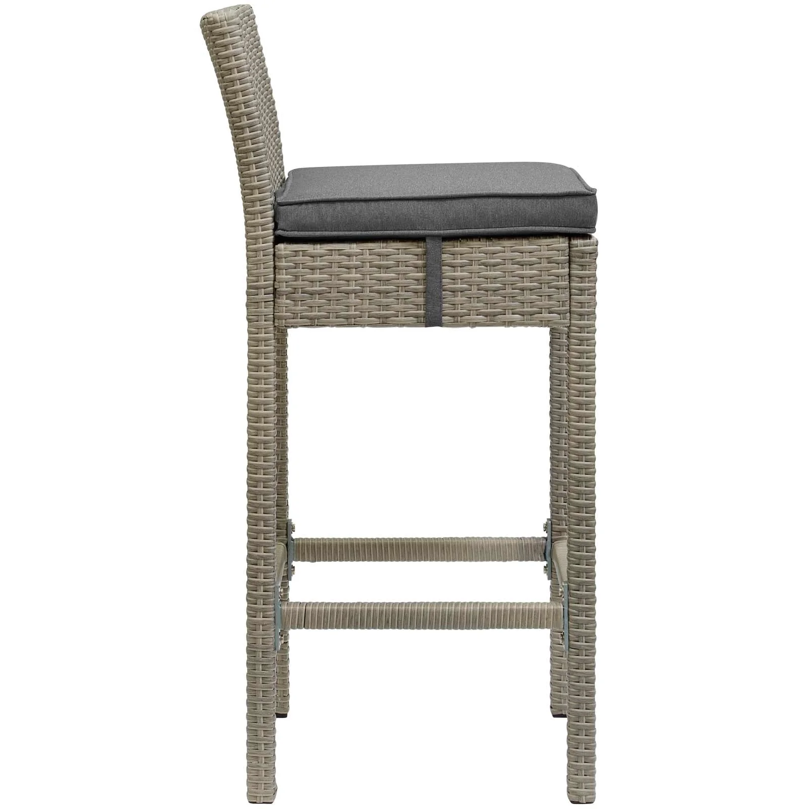 Conduit 5 Piece Outdoor Patio Wicker Rattan Set - Image 11
