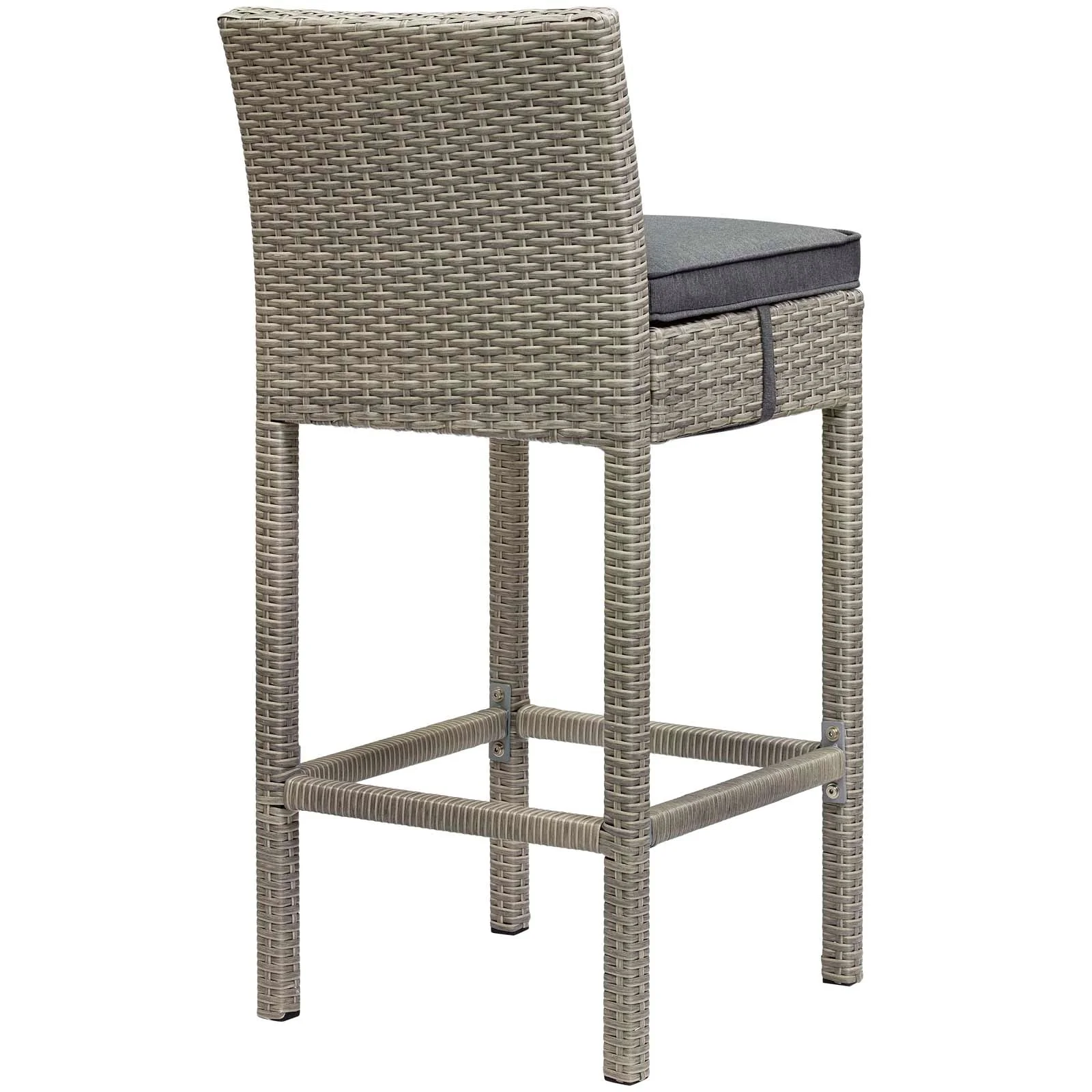 Conduit 5 Piece Outdoor Patio Wicker Rattan Set - Image 12
