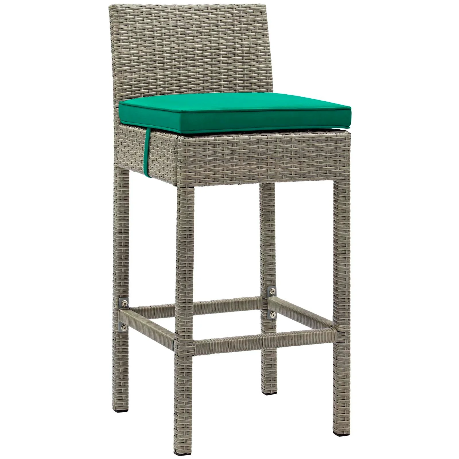 Conduit 5 Piece Outdoor Patio Wicker Rattan Set - Image 24