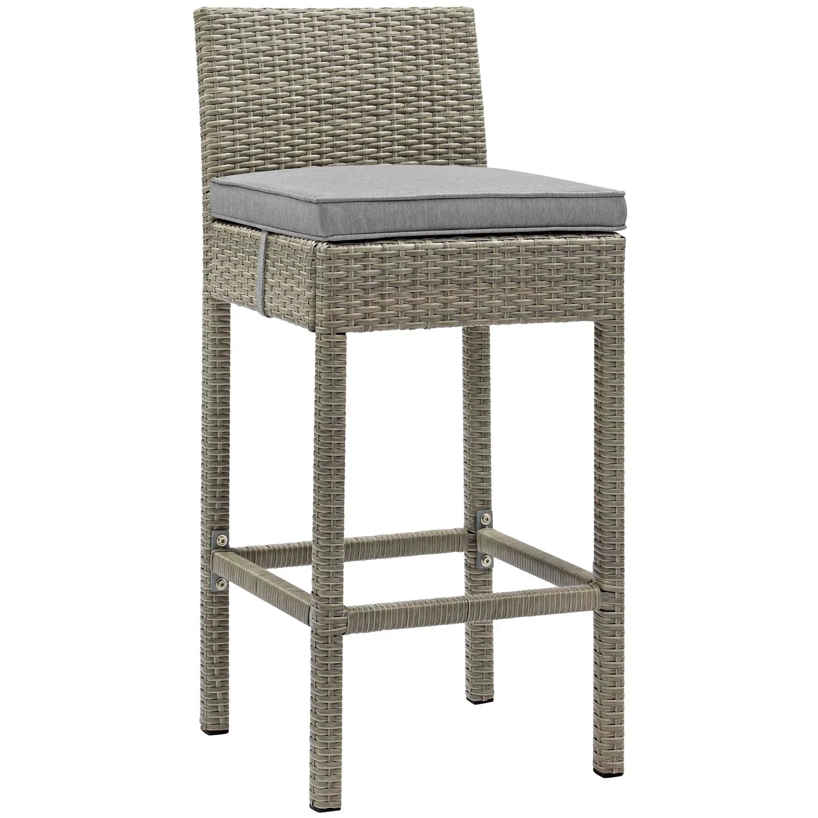 Conduit 5 Piece Outdoor Patio Wicker Rattan Set - Image 31