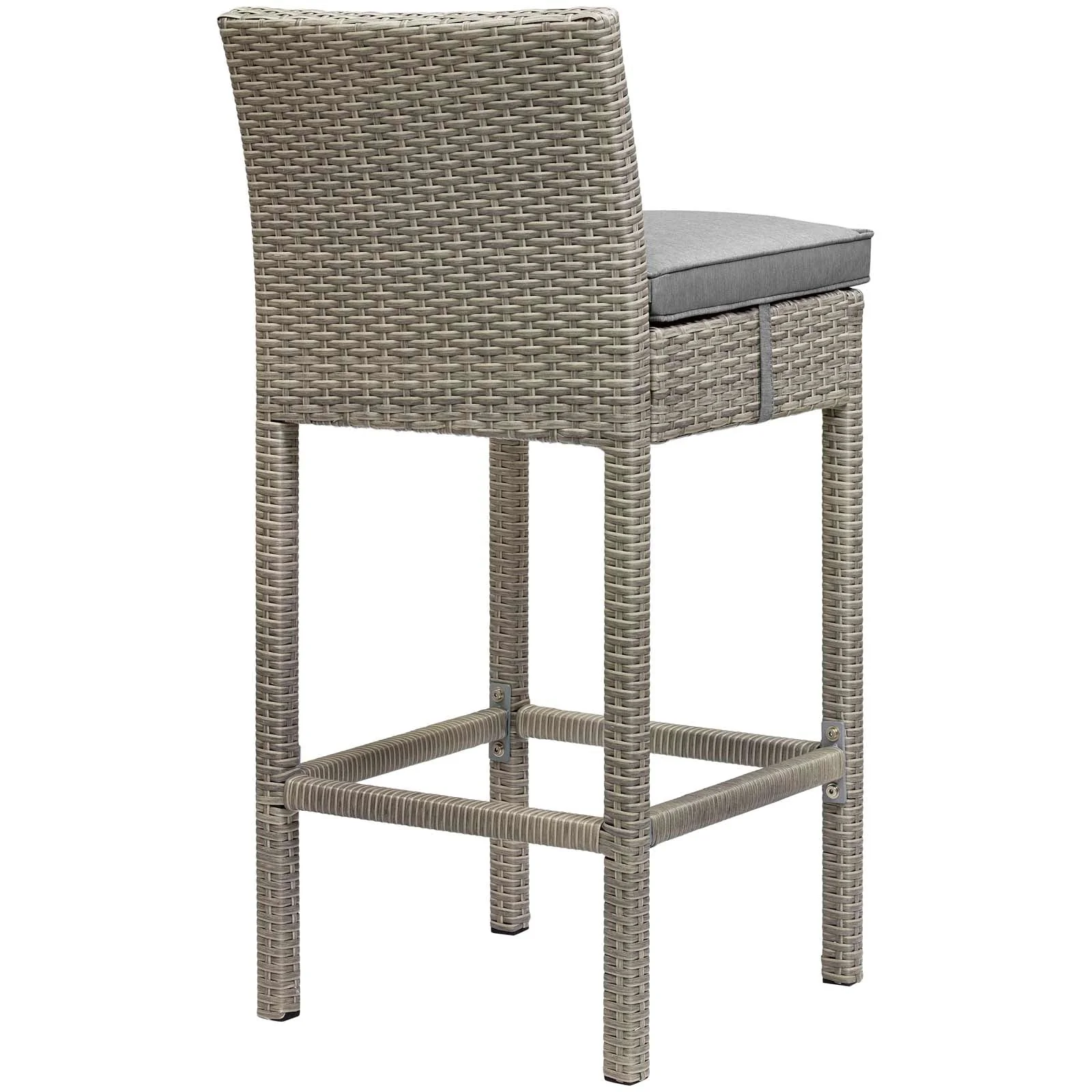 Conduit 5 Piece Outdoor Patio Wicker Rattan Set - Image 34