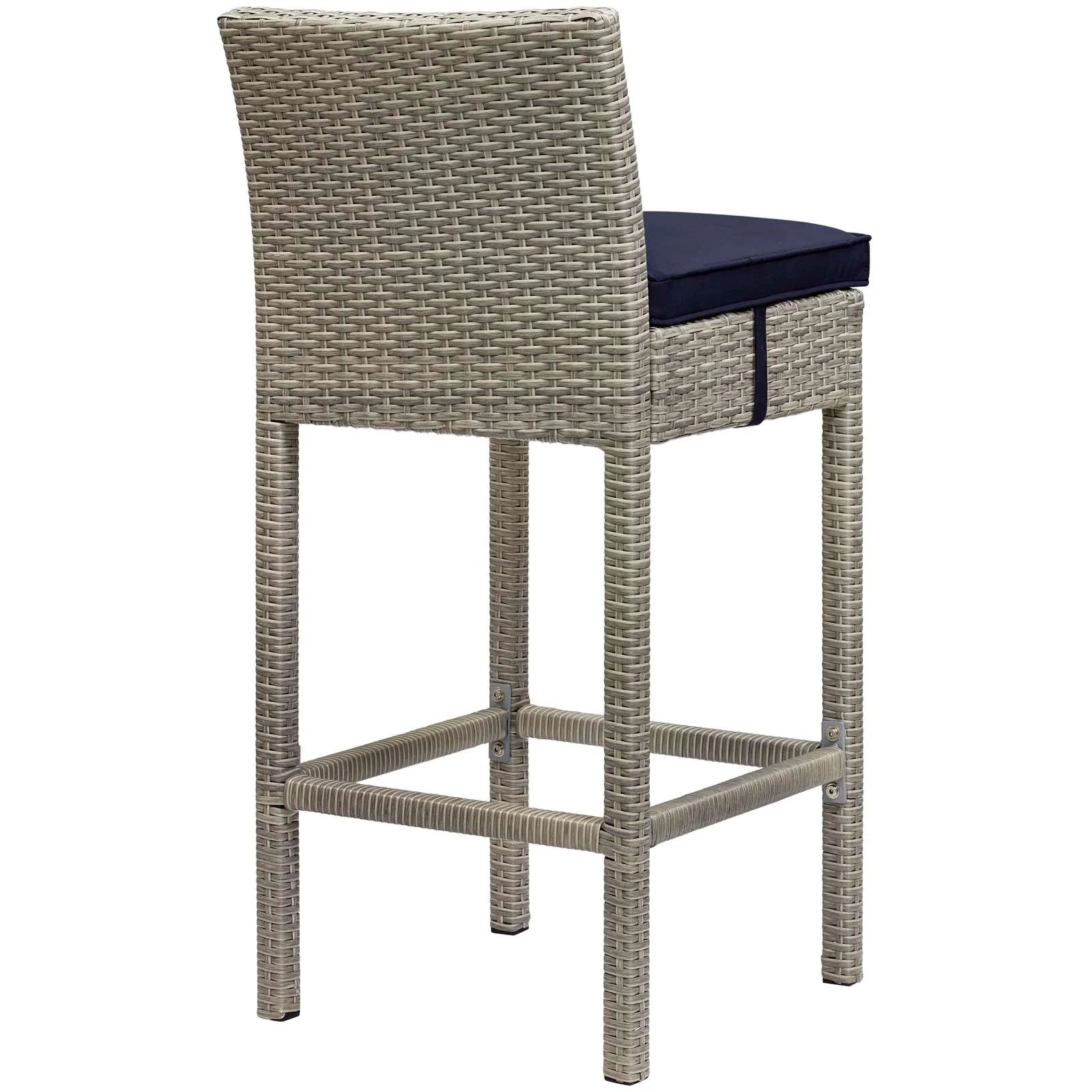 Conduit 5 Piece Outdoor Patio Wicker Rattan Set - Image 47