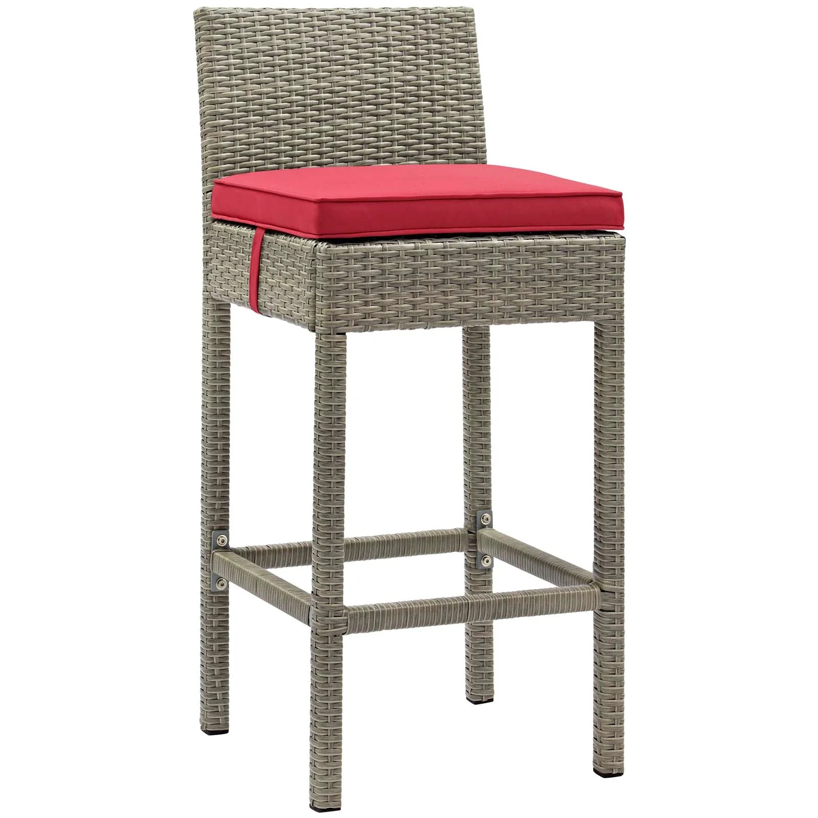 Conduit 5 Piece Outdoor Patio Wicker Rattan Set - Image 66