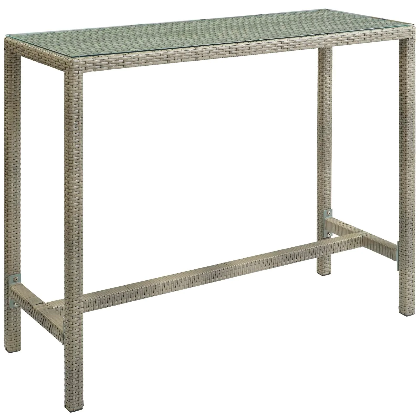 Conduit 5 Piece Outdoor Patio Wicker Rattan Set - Image 69