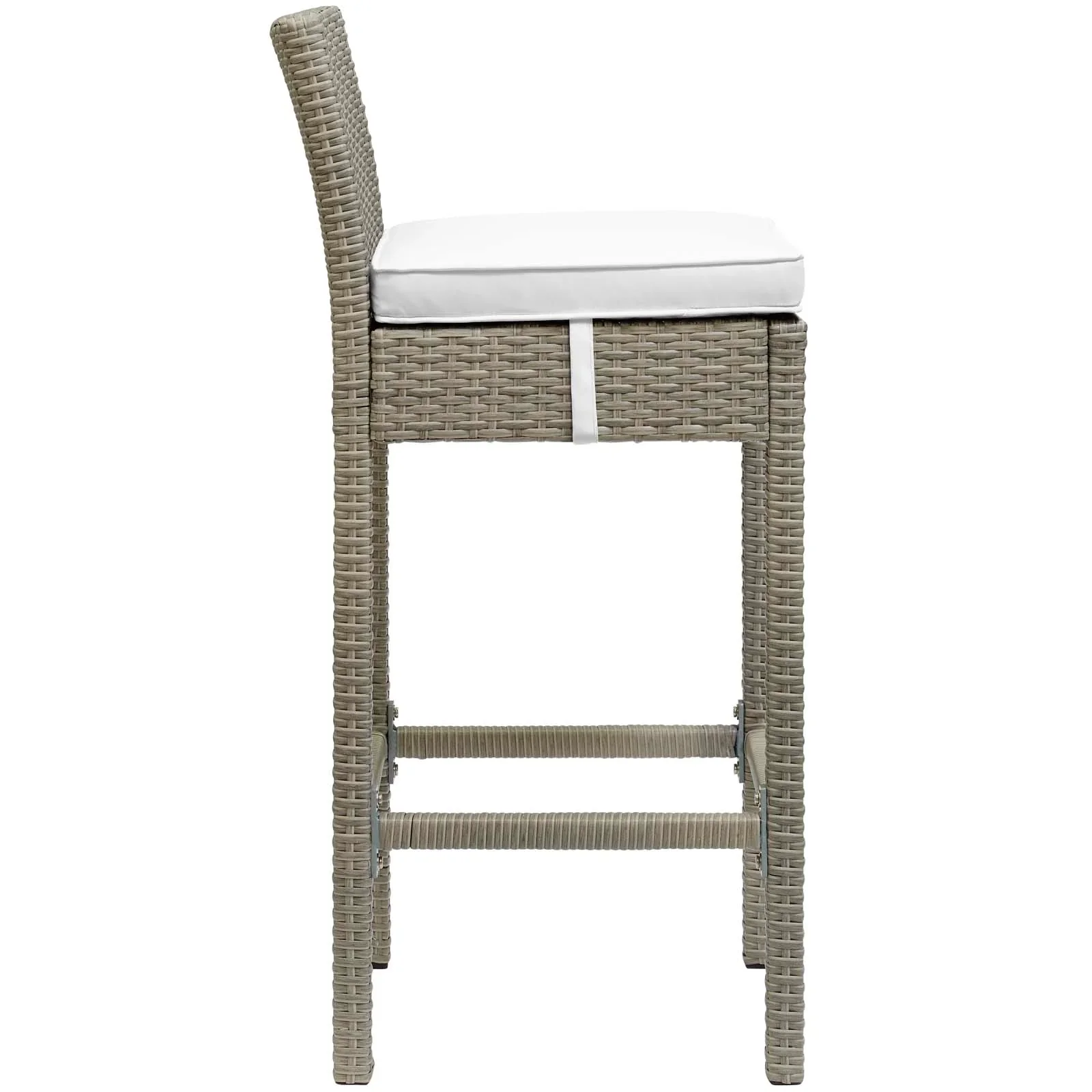Conduit Outdoor Patio Wicker Rattan Bar Stool Set of 4 - Image 49