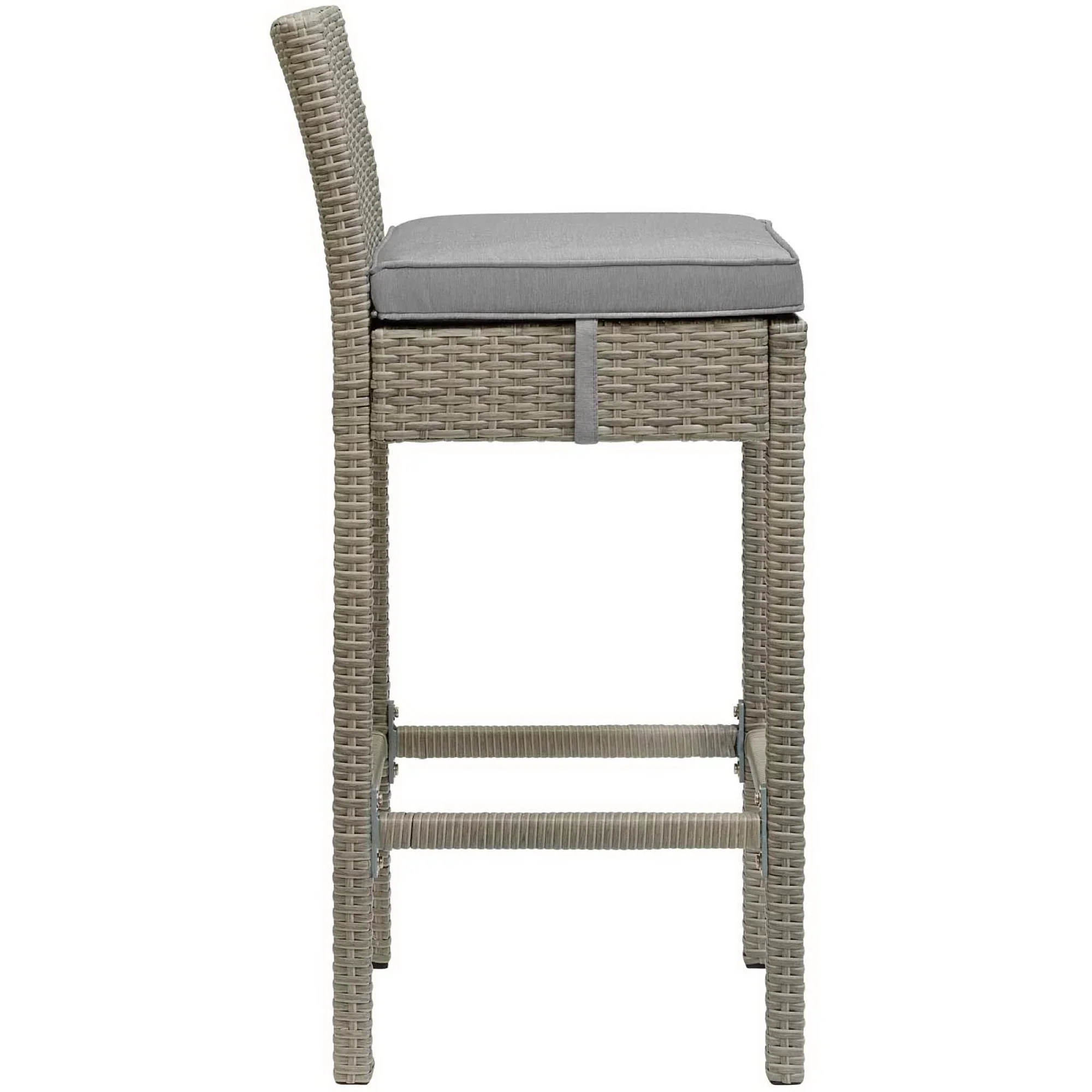 Conduit Outdoor Wicker Rattan Bar Stool - Image 32