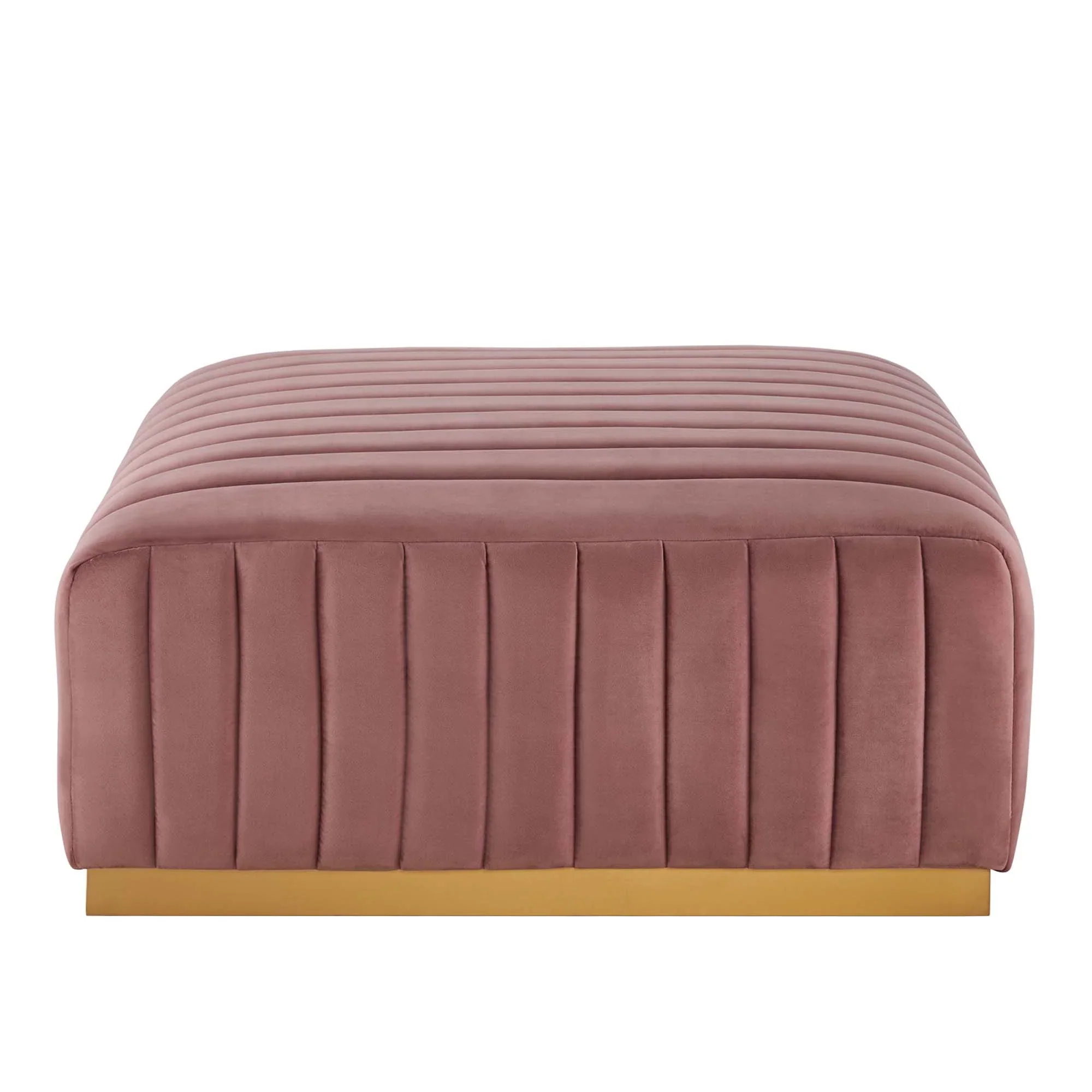 Conjure 4-Piece Channel Tufted Performance Velvet Sectional - Image 7