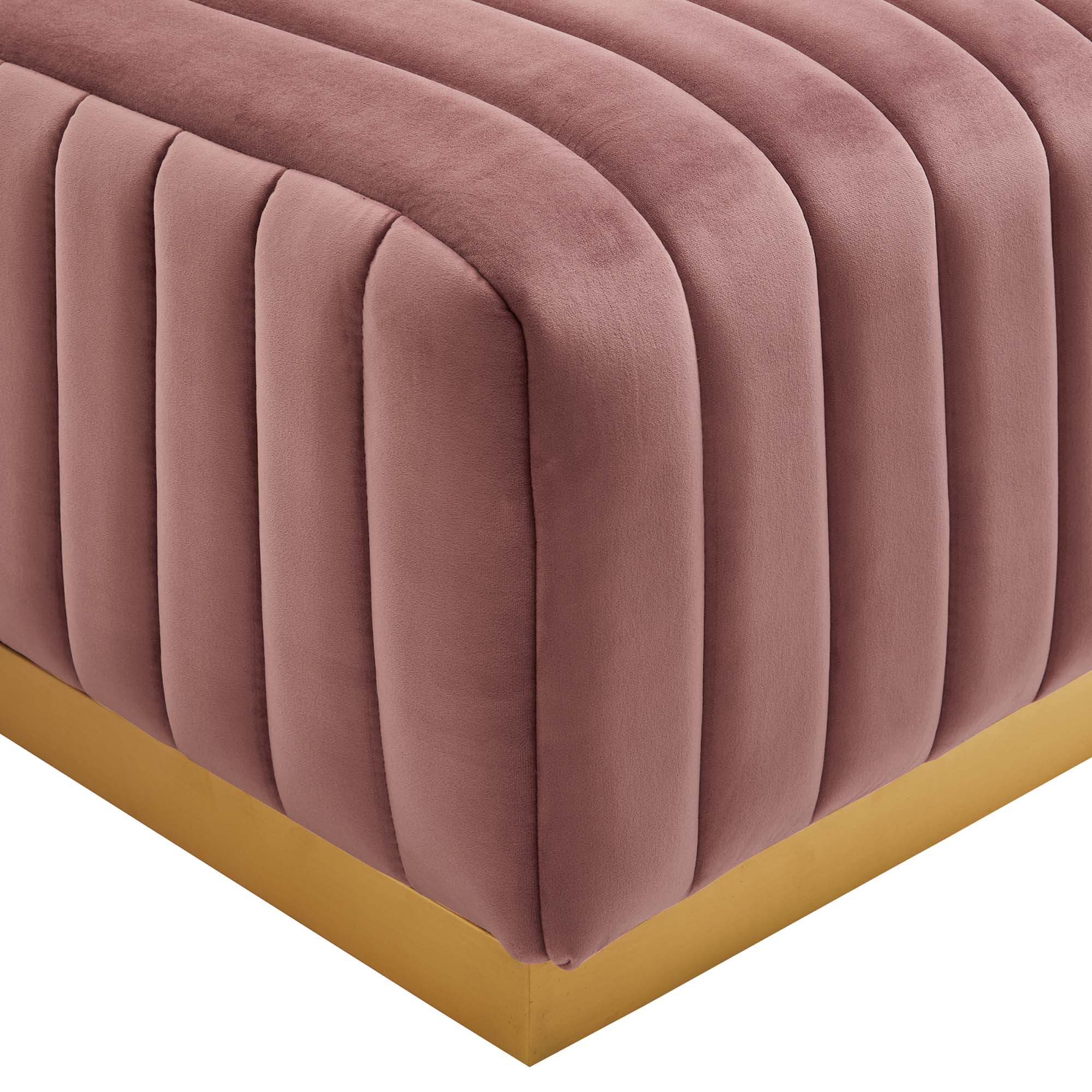 Conjure 5-Piece Channel Tufted Performance Velvet Sectional - Image 17