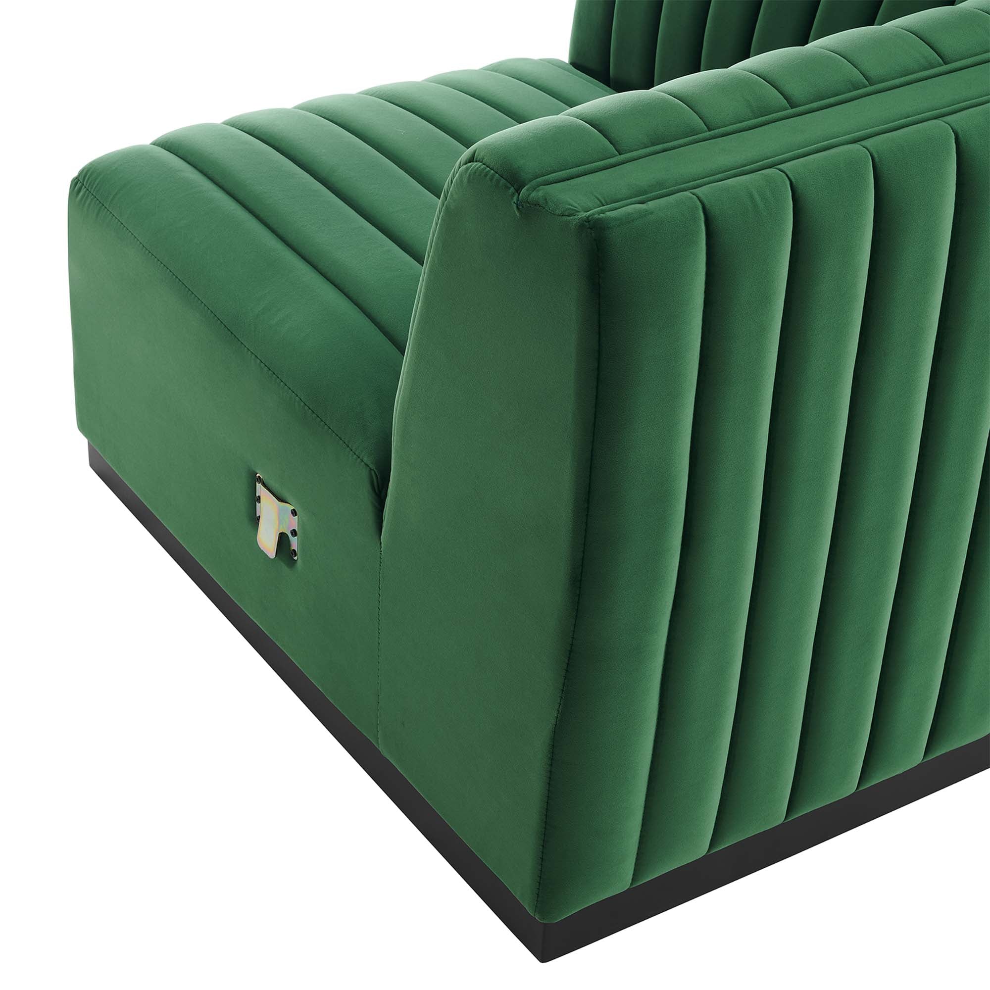 Conjure Channel Tufted Performance Velvet 5-Piece Sectional - Image 15