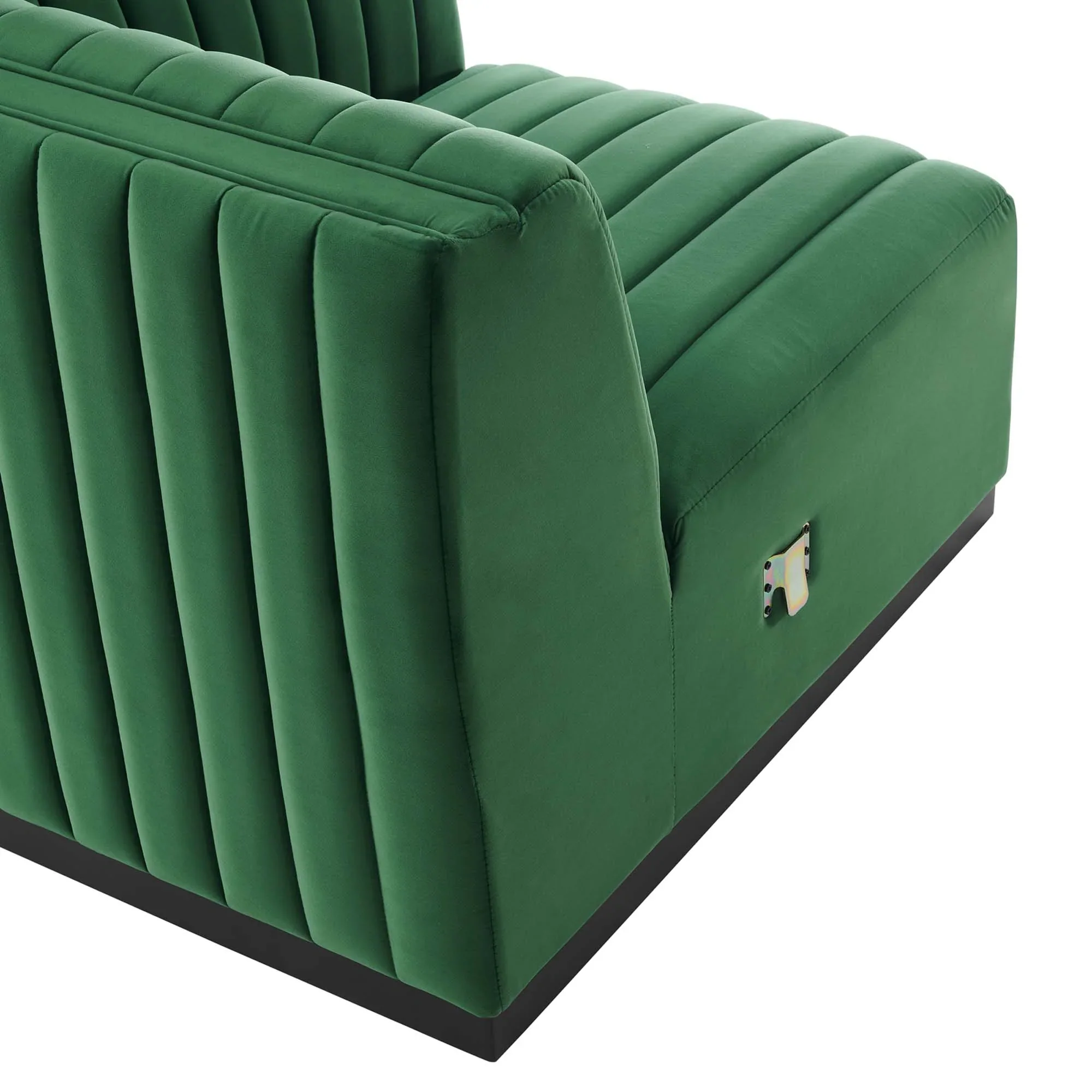 Conjure Channel Tufted Performance Velvet 5-Piece Sectional - Image 16