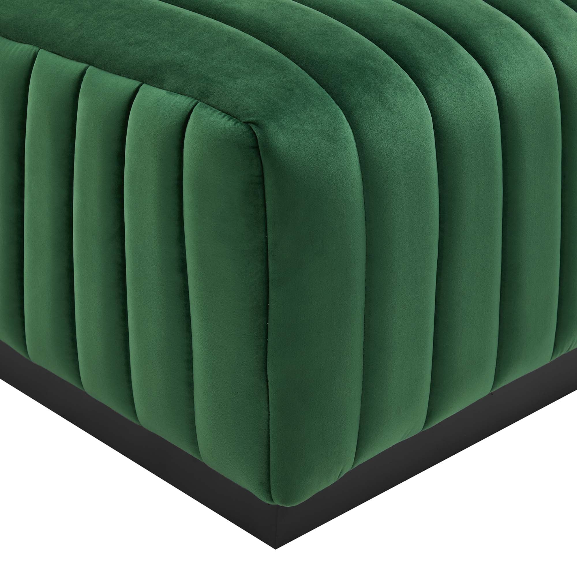 Conjure Channel Tufted Performance Velvet 5-Piece Sectional - Image 17