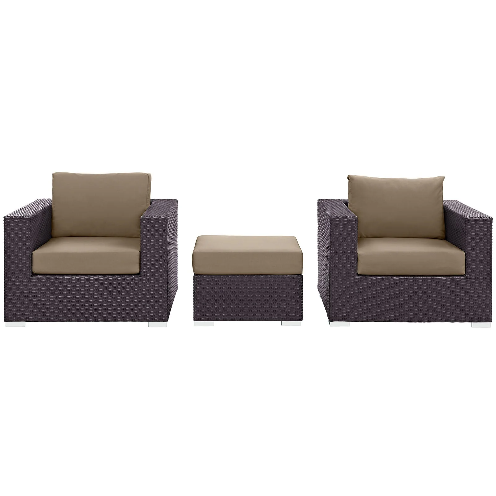 Convene 3 Piece Outdoor Patio Sofa Set - Image 12