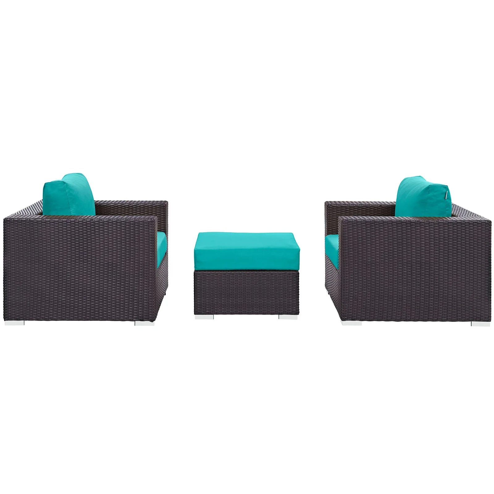 Convene 3 Piece Outdoor Patio Sofa Set - Image 15