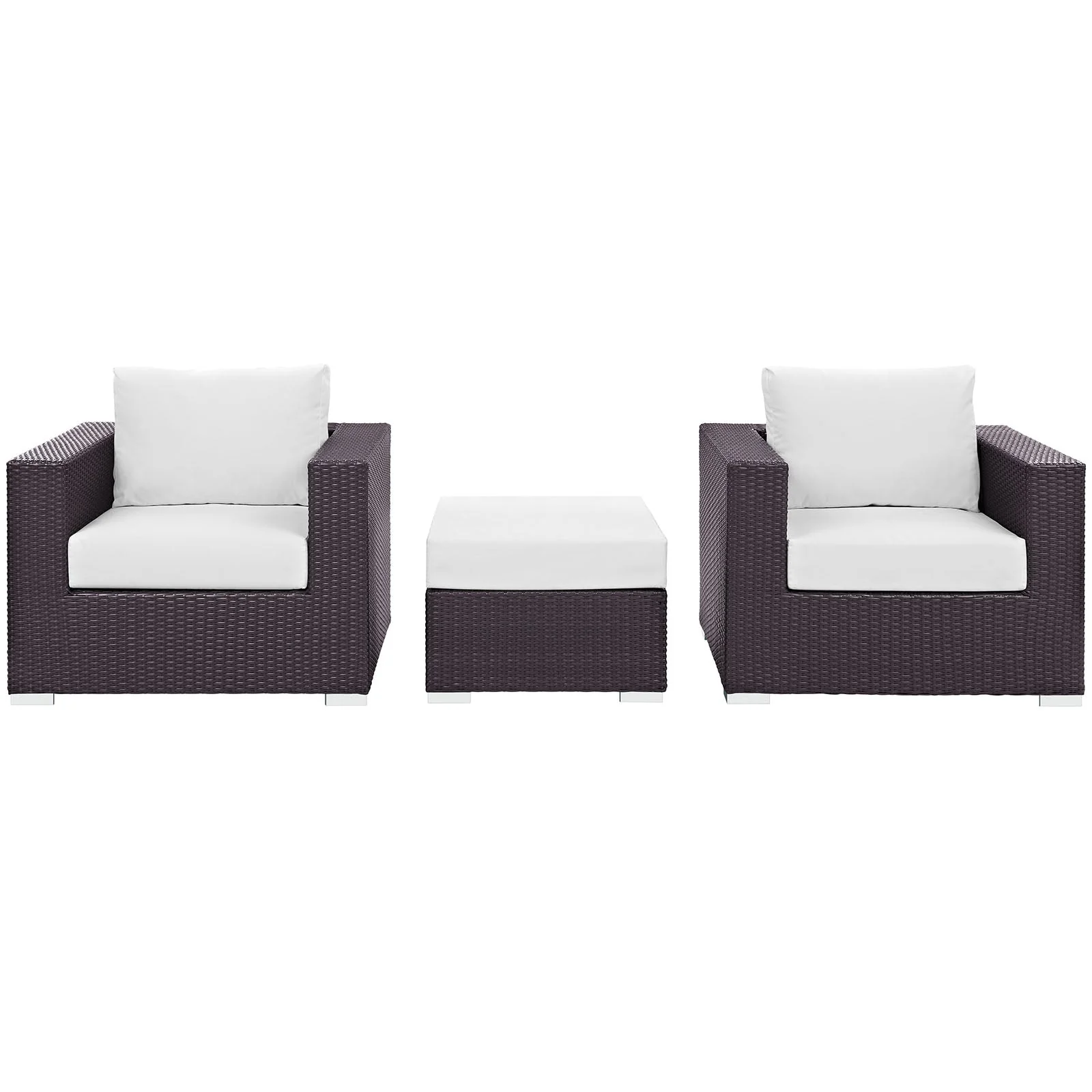 Convene 3 Piece Outdoor Patio Sofa Set - Image 24