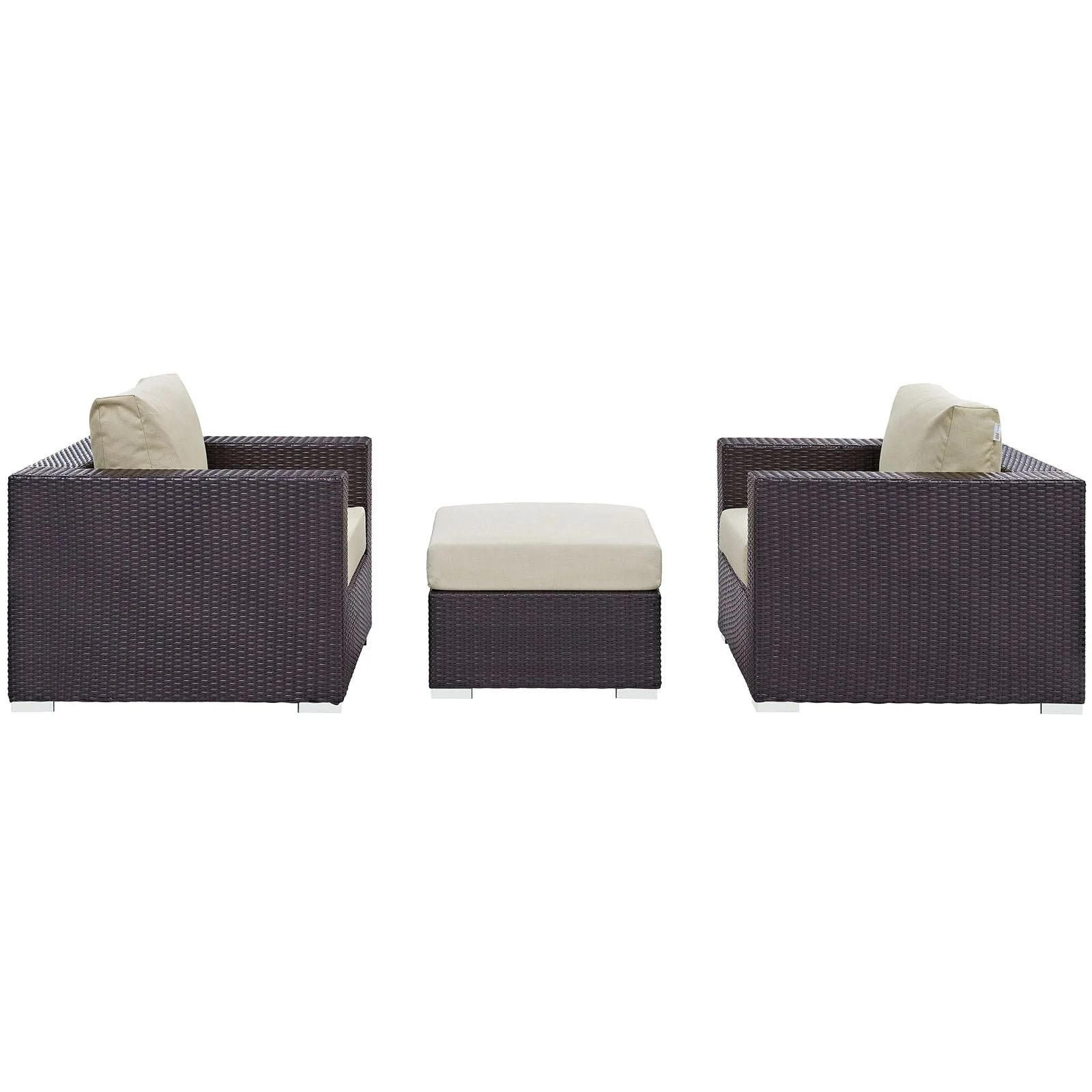 Convene 3 Piece Outdoor Patio Sofa Set - Image 3