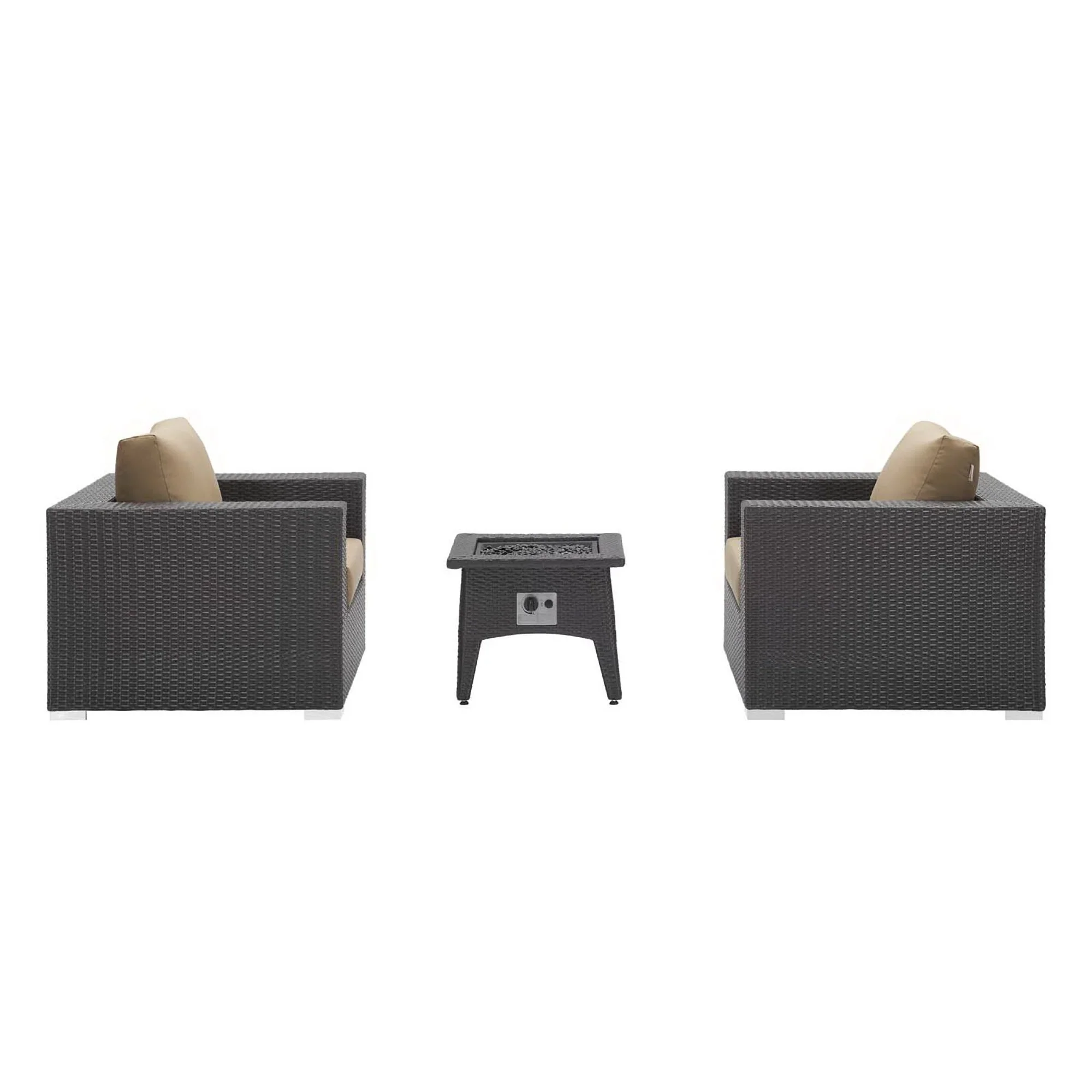 Convene 3 Piece Set Outdoor Patio with Fire Pit - Image 11