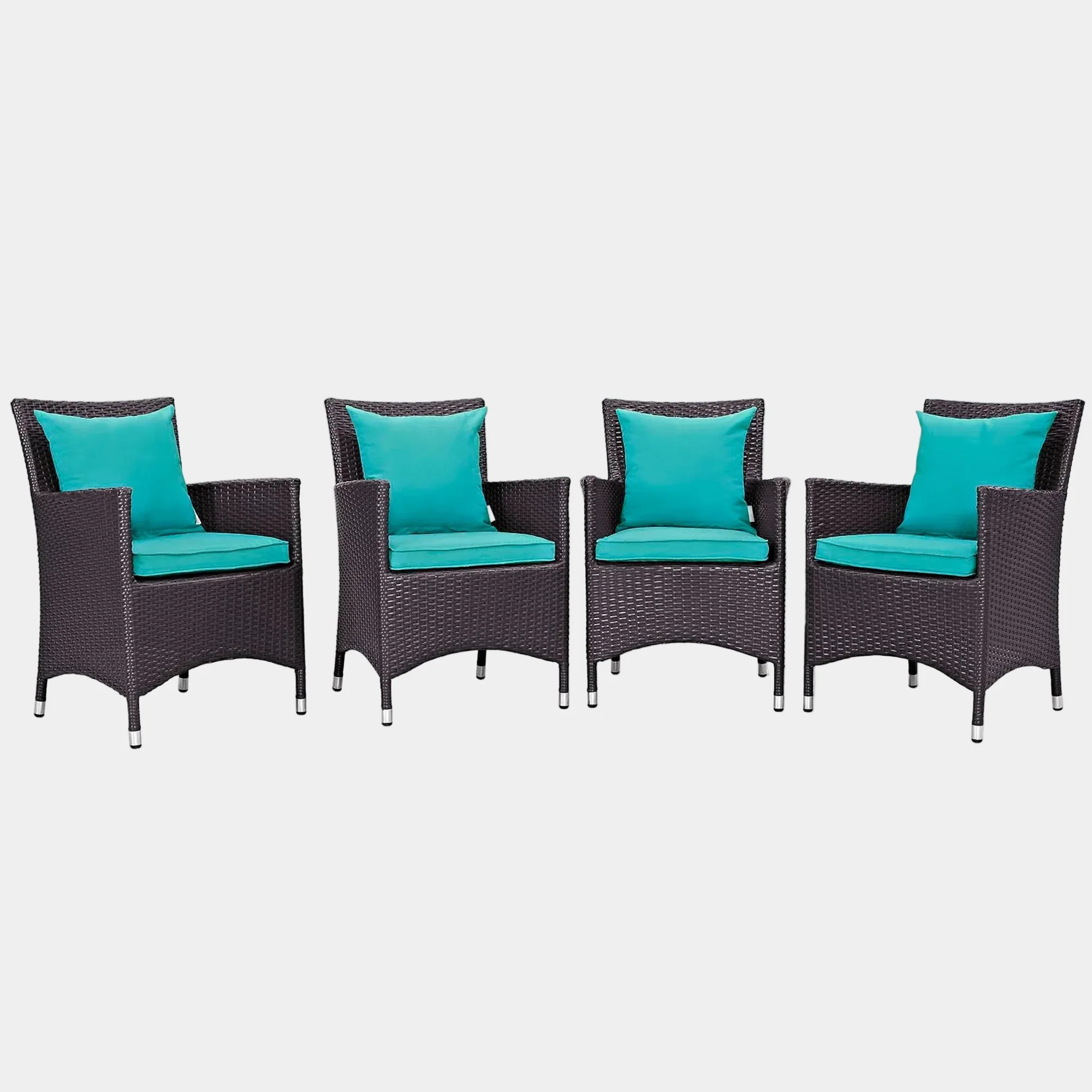Convene 4 Piece Outdoor Dining Set - Image 11
