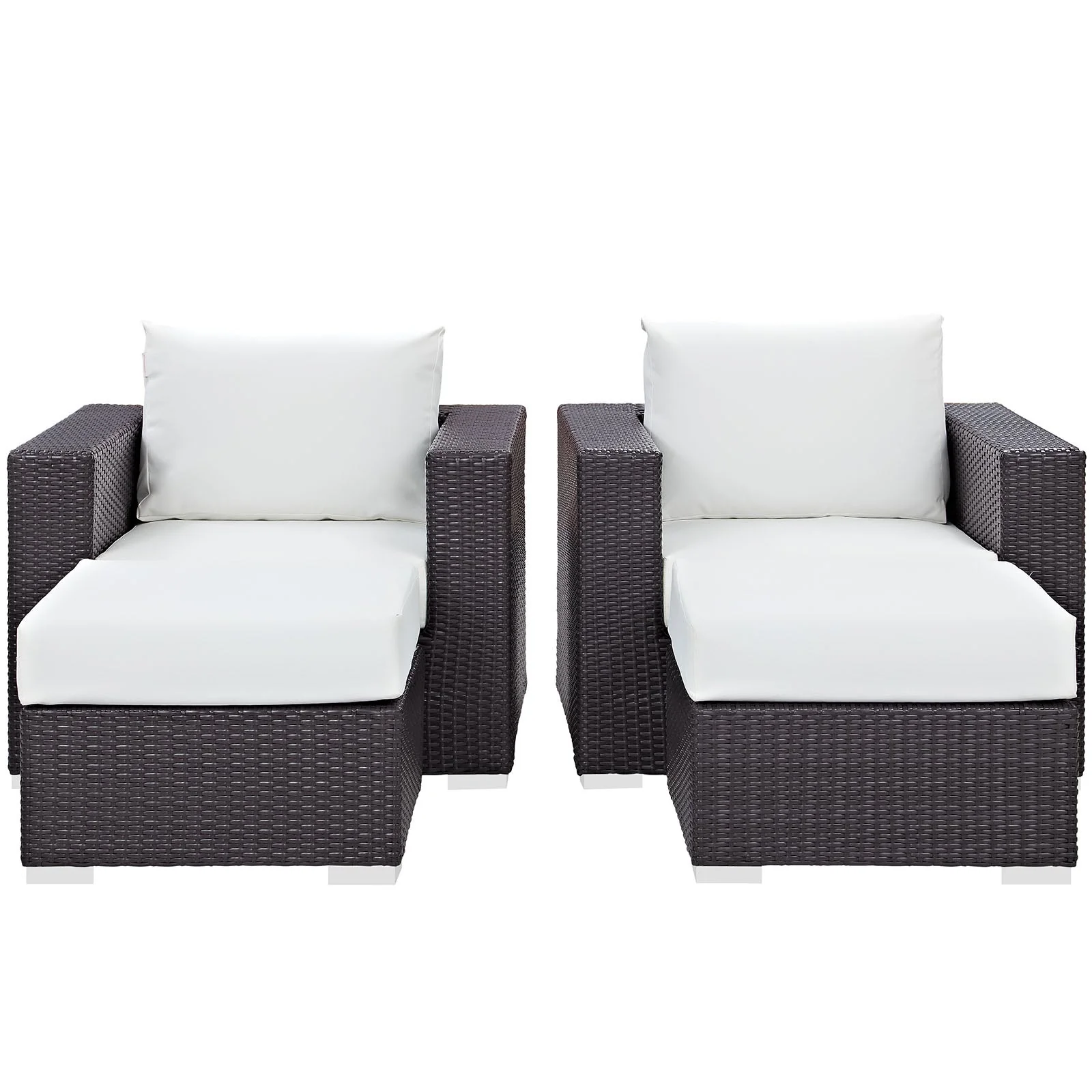 Convene 4 Piece Outdoor Patio Sectional Set - Image 23