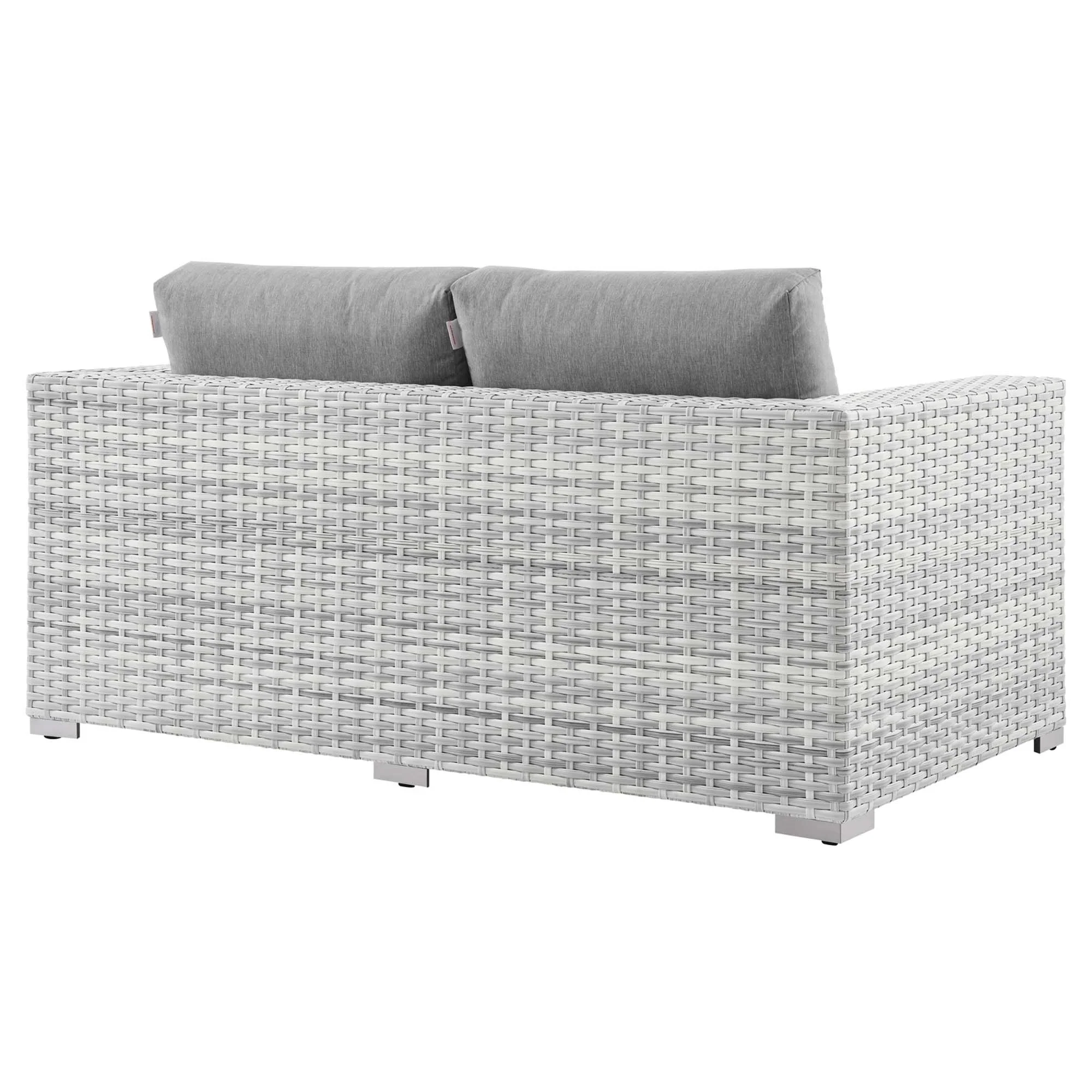 Convene 4-Piece Outdoor Patio Set in Light Gray Gray - Image 11