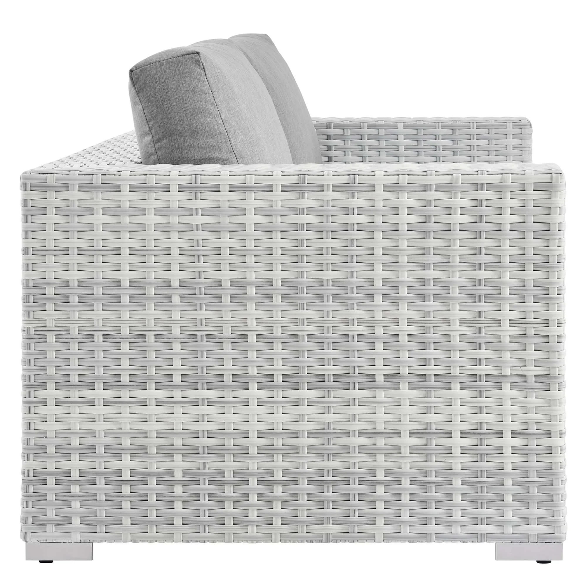 Convene 4-Piece Outdoor Patio Set in Light Gray Gray - Image 9