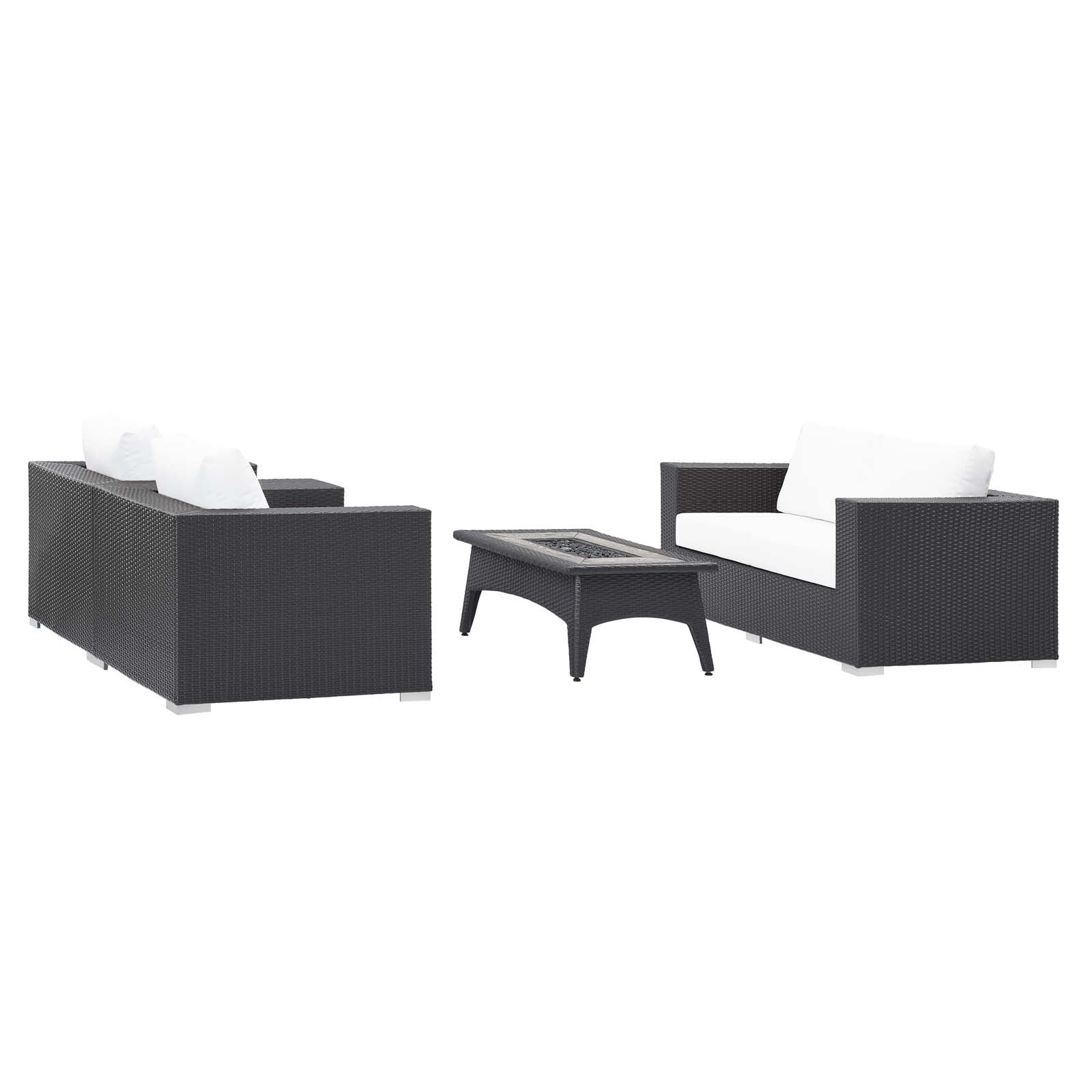 Convene 4 Piece Set Outdoor Patio with Fire Pit - Image 25