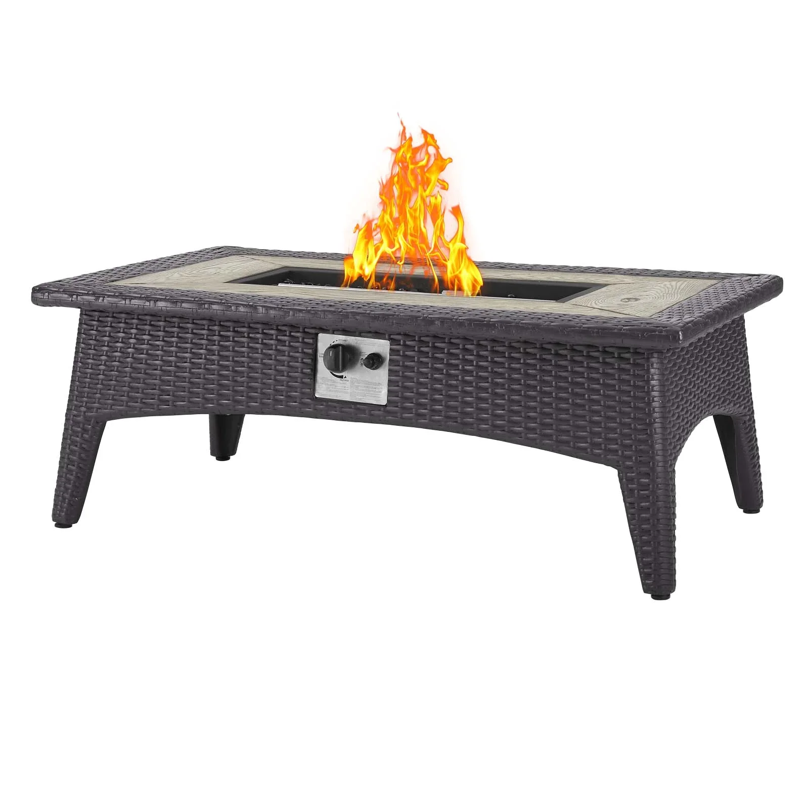 Convene 5 Piece Set Outdoor Patio with Fire Pit - Image 16